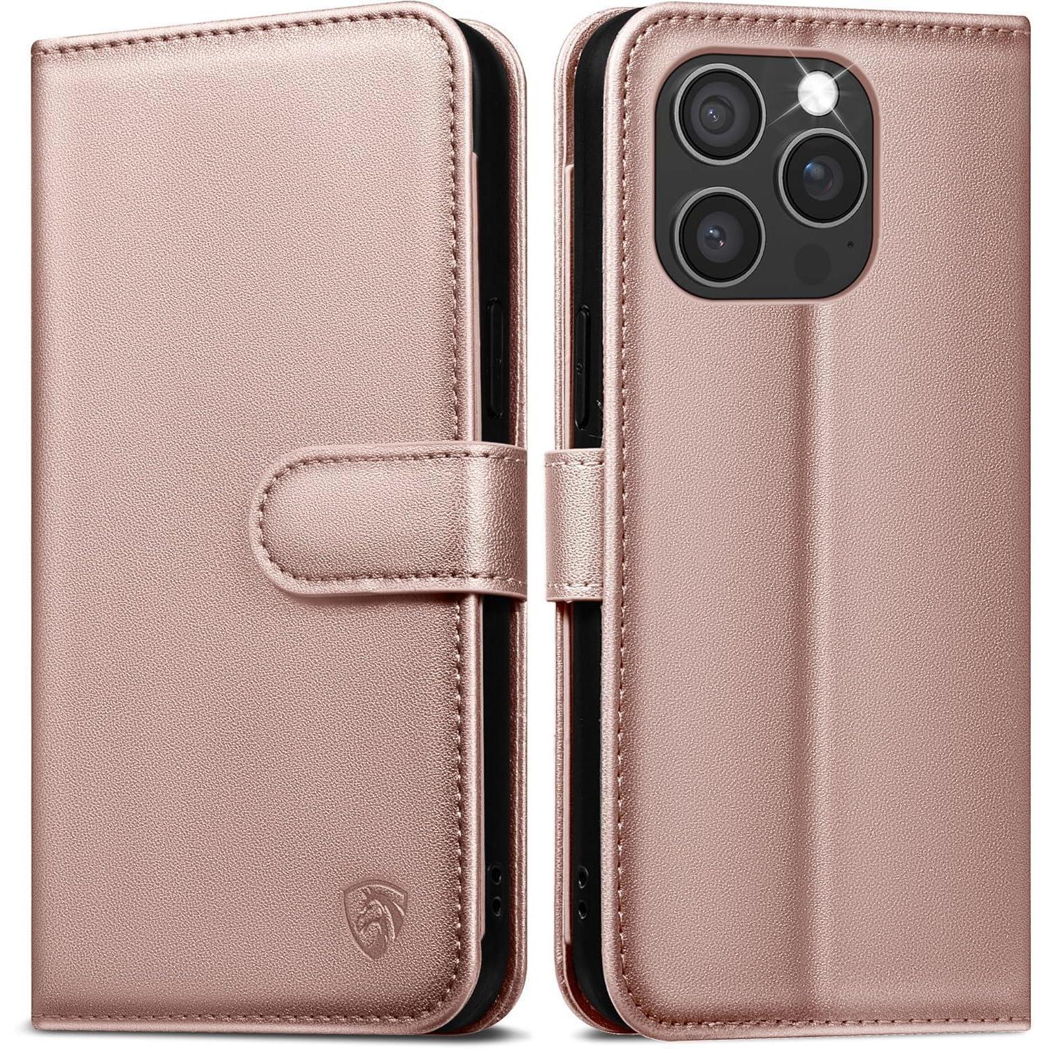 Handyhülle Iphone16promax Klapphülle 6 Für Iphone 16 Pro Max Roségold