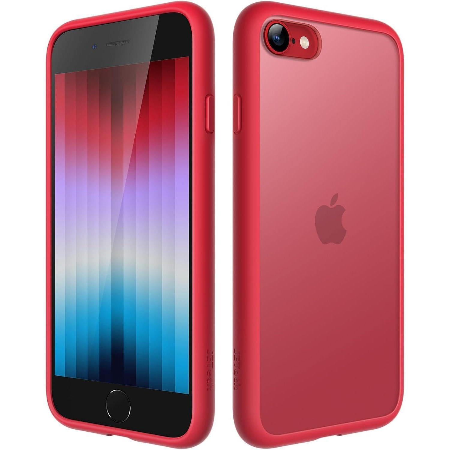 Handyhülle Iphone Se3 Se2 8 7 Stoßfest Antifingerabdruck Rot