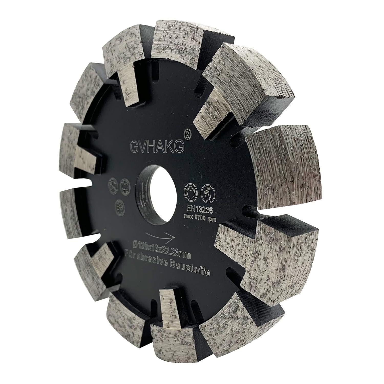 Diamantfräser Tuck Point 120mm Räumscheibe Asphalt 120x16x12x22,23mm