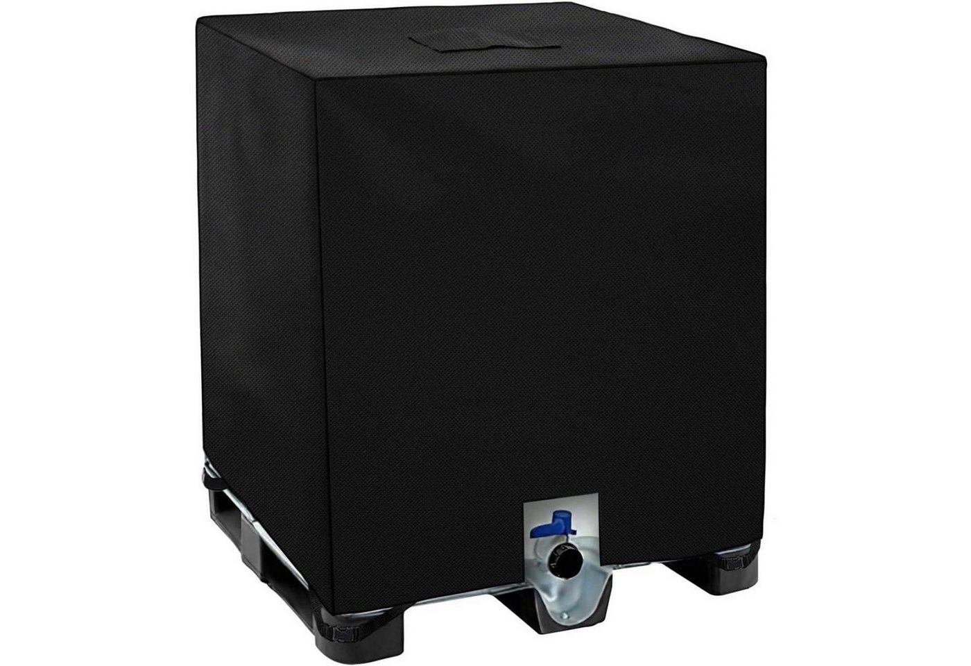 Dokon Ibc Tank Abdeckung 1000l Container Schutzhülle Schwarz 420d Oxford Bild 5