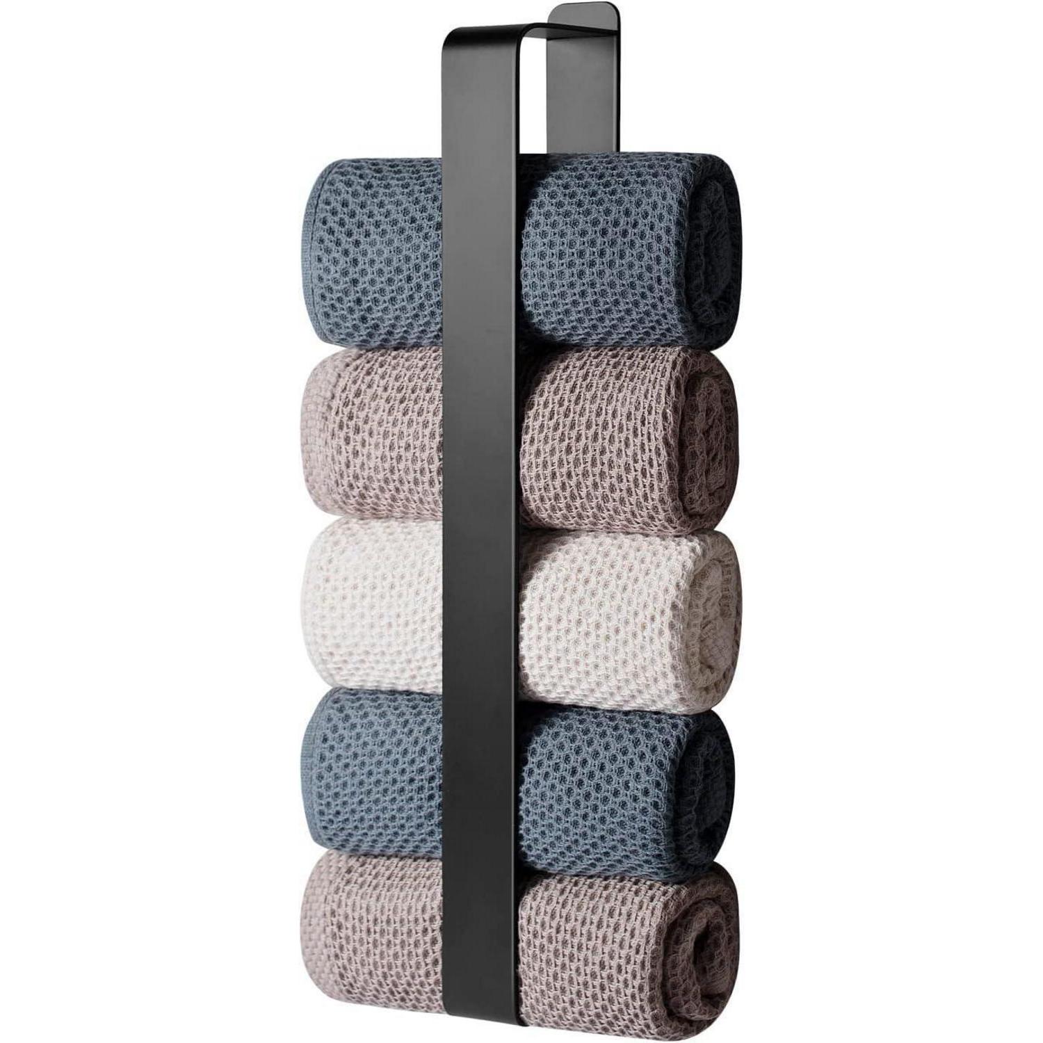 Handtuchhalter Ohne Bohren Selbstklebend Edelstahl Schwarz A Schwarz