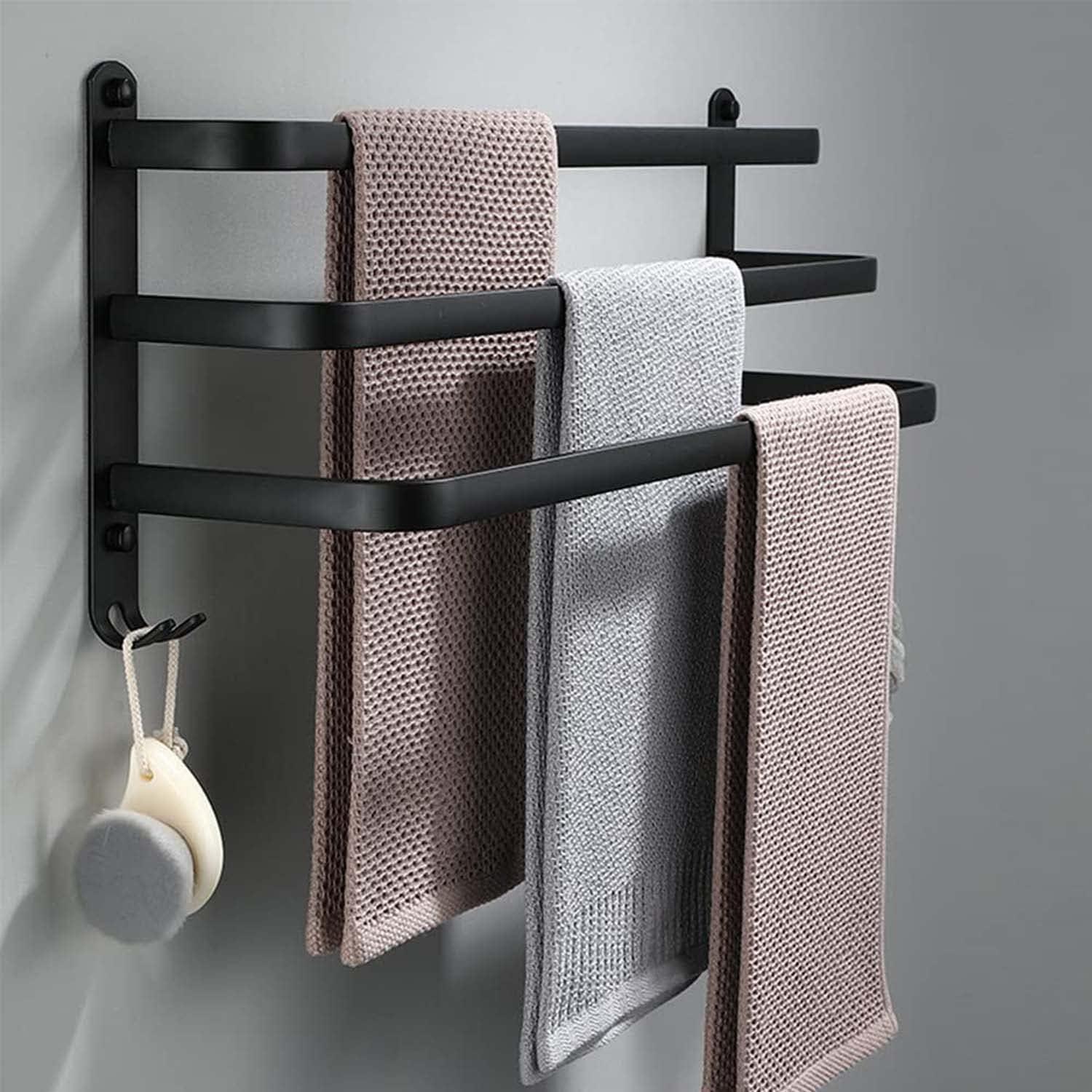Handtuchhalter Towel Bar Badezimmer Ohne Bohren Schwarz 04 60cm