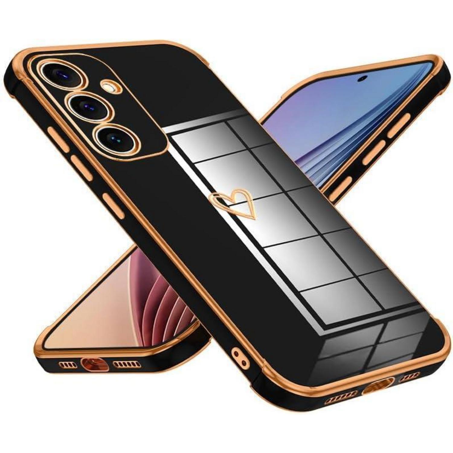 Handyhülle S25 Plus Tpu Kameraschutz Samsung Galaxy S25 Plus Schwarz