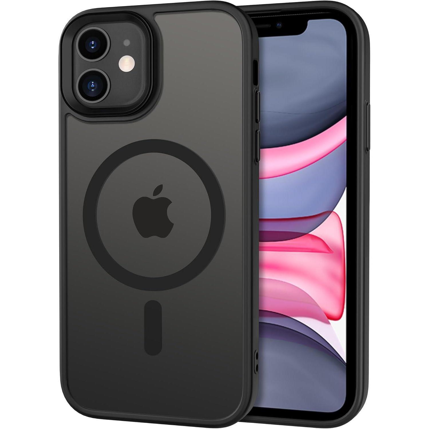 Handyhülle Iphone 11 Kameraschutz Magsafe Stoßfest Iphone 11 A-schwarz