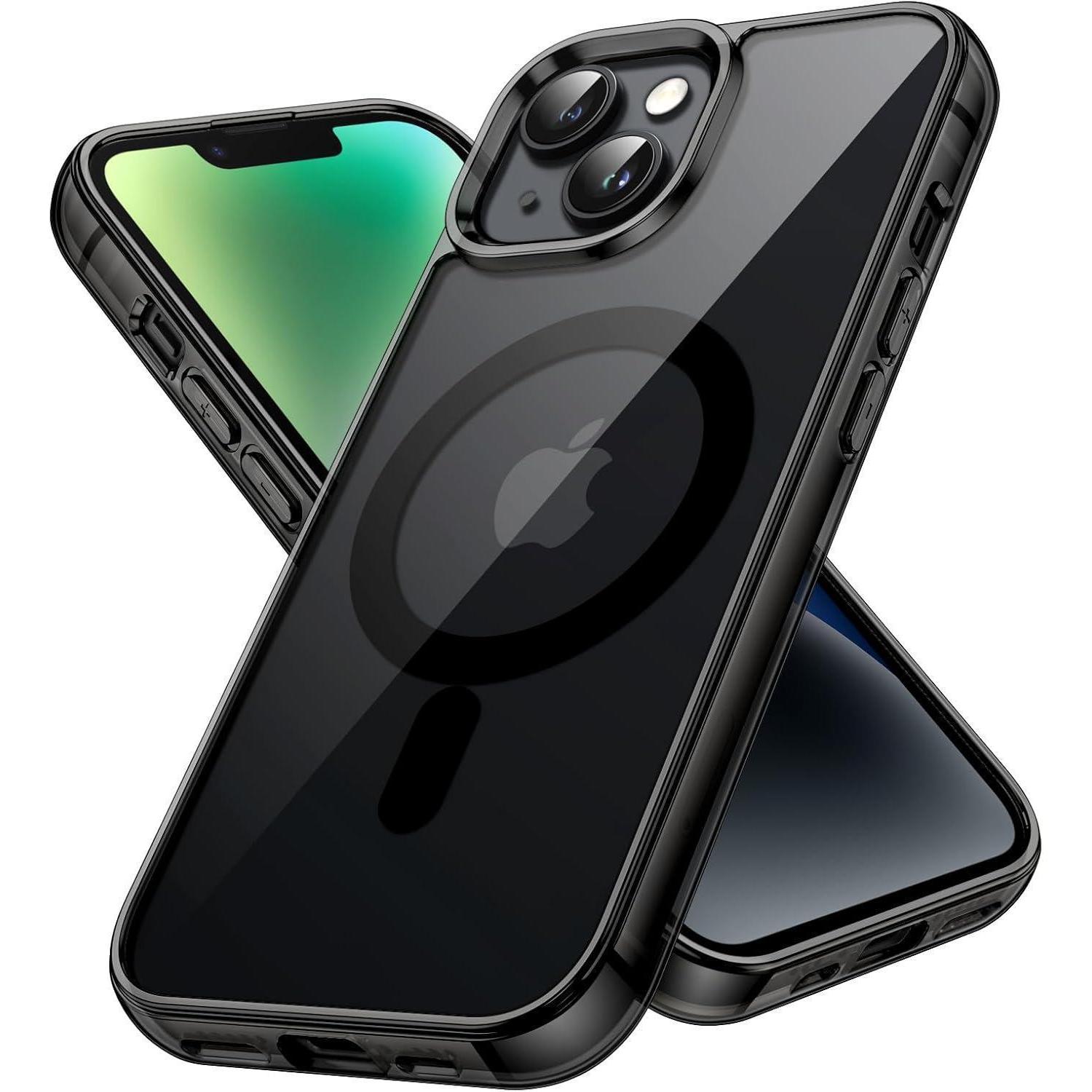 Handyhülle Iphone 14 Magsafe Magnetisch Stoßfest Schwarz
