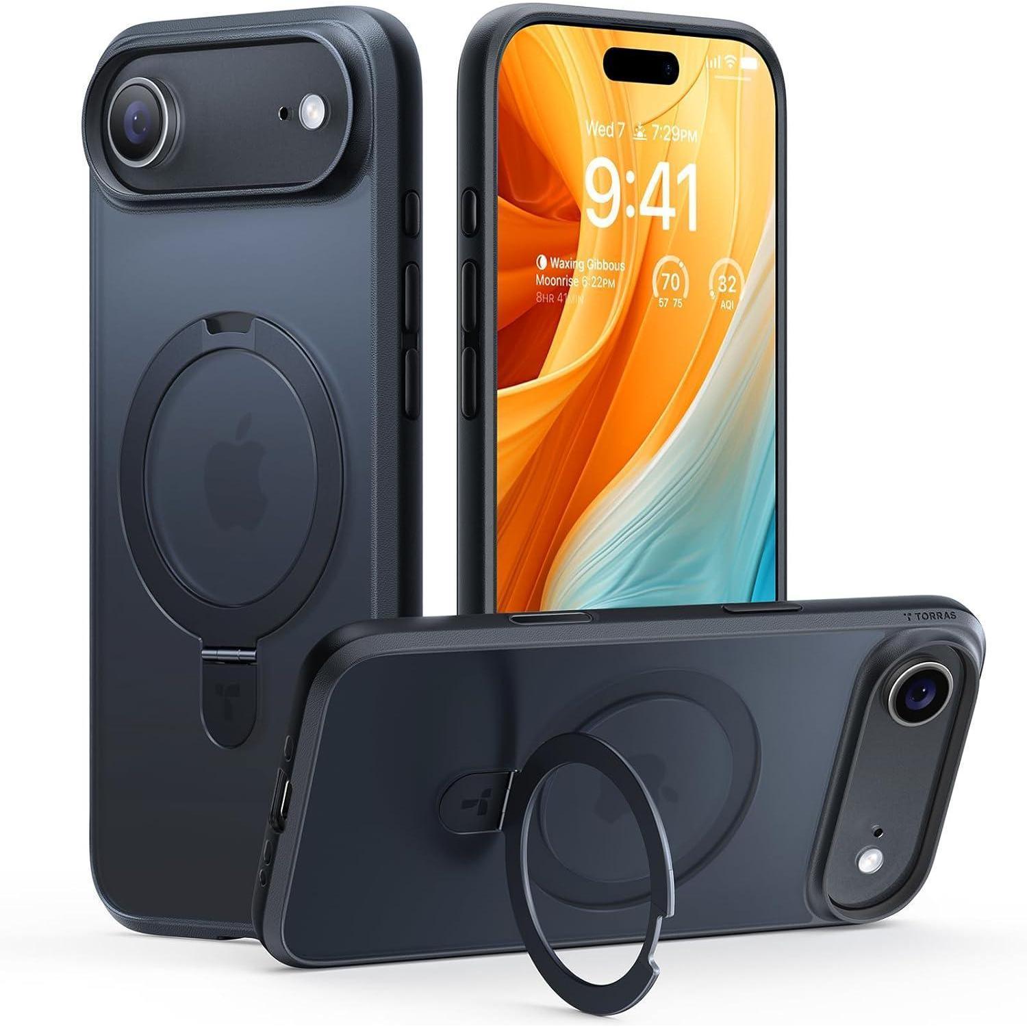 Handyhülle Iphone 17 Air Magsafe Militärschutz Iphone 17 Air Schwarz