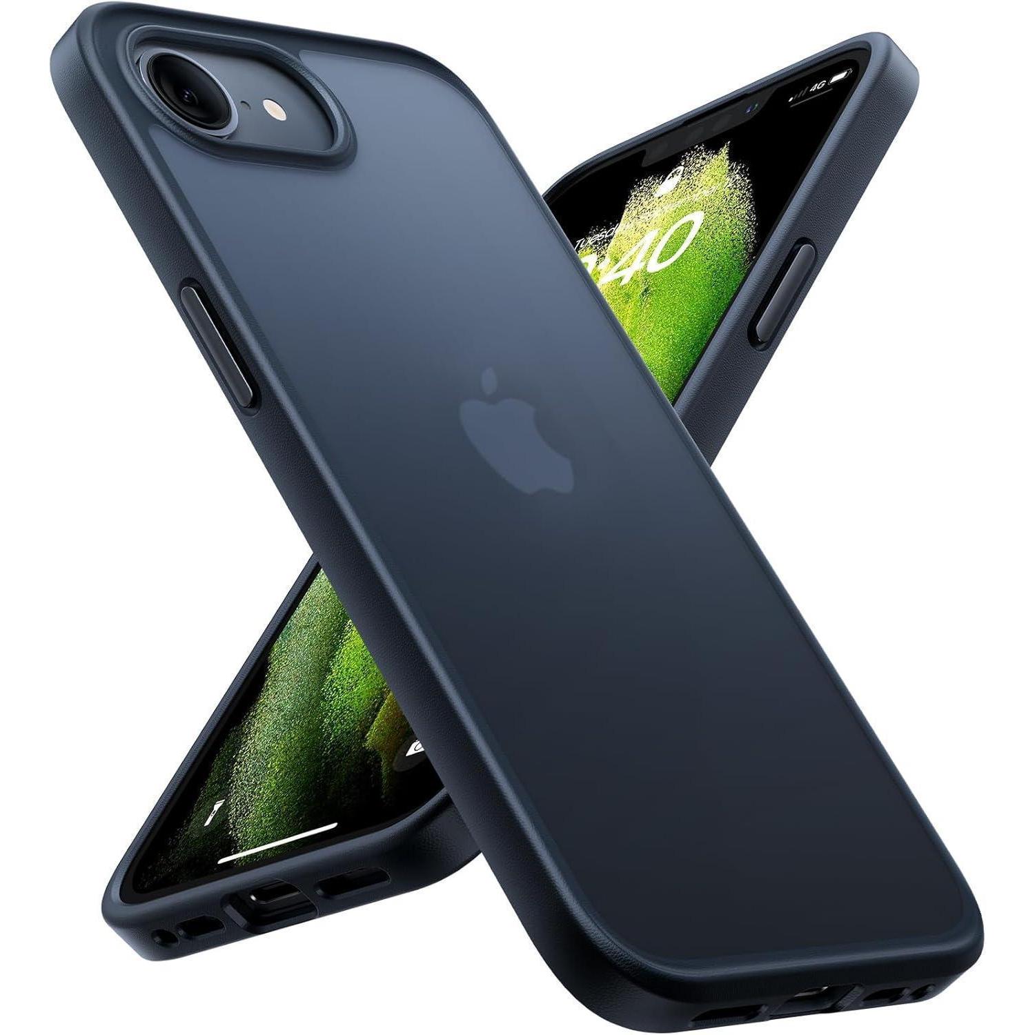 Handyhülle Iphone 16e Militärschutz Stoßfest 360 Iphone 16e Schwarz