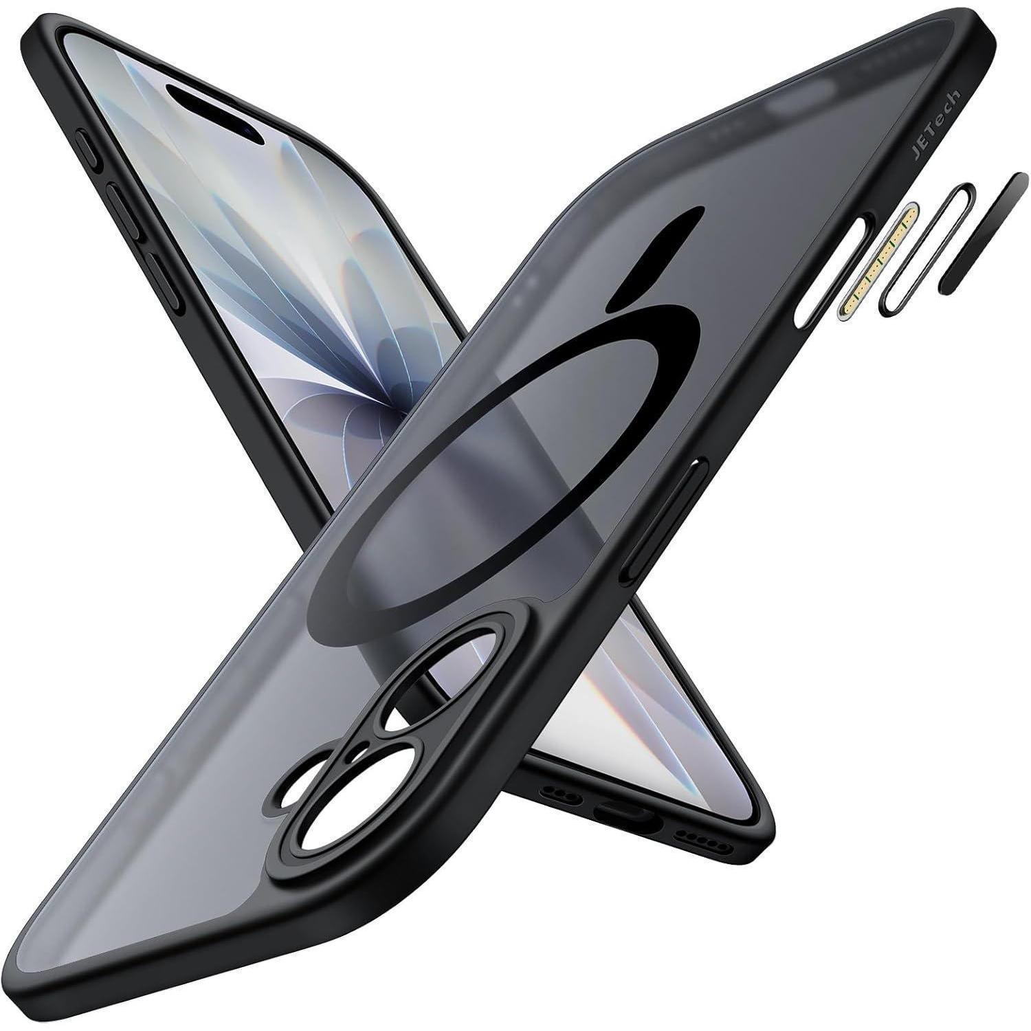 Handyhülle Iphone 17 Magsafe Stoßfest Kamerabutton Schwarz