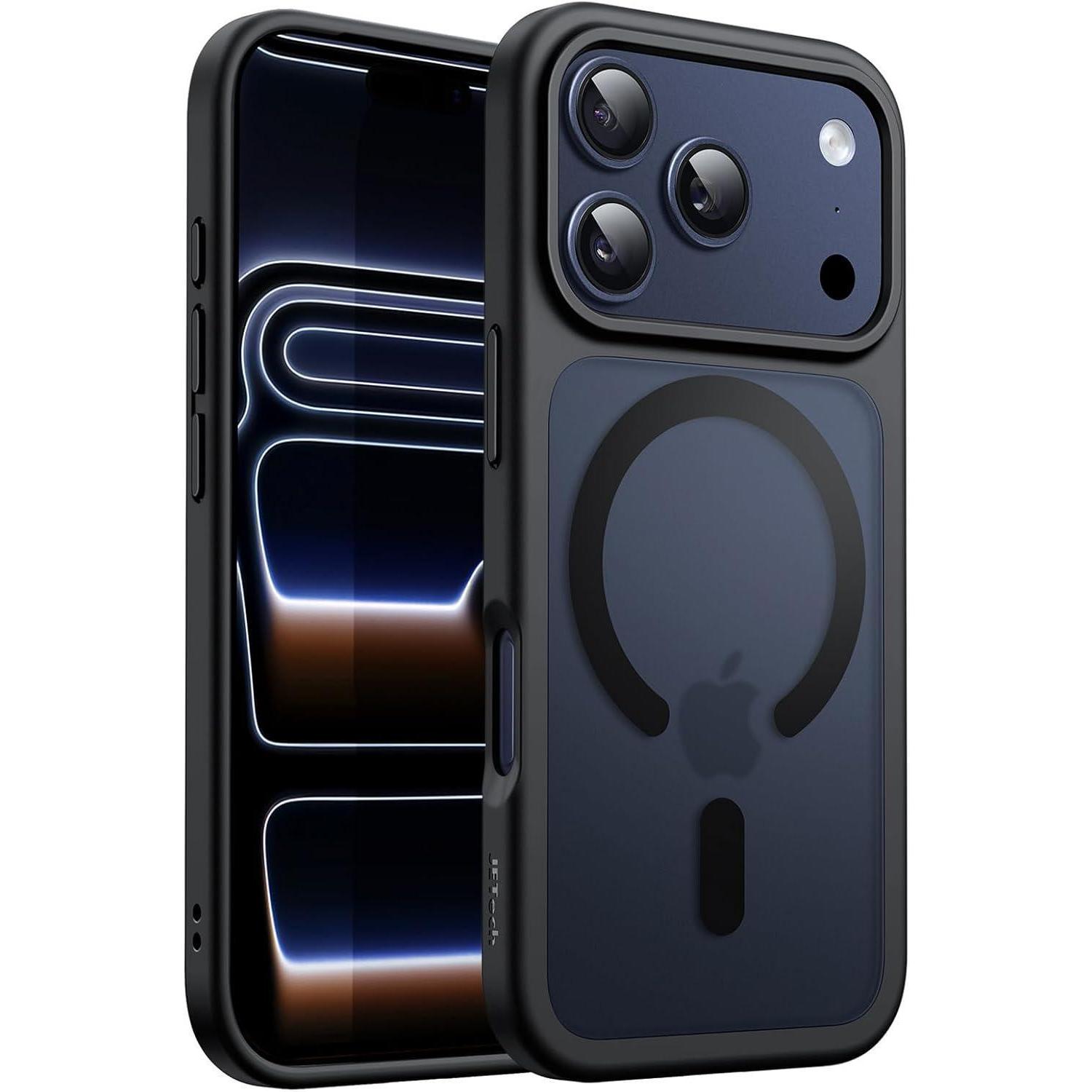 Handyhülle Iphone 17 Pro Magsafe Stoßfest Transluzent Schwarz