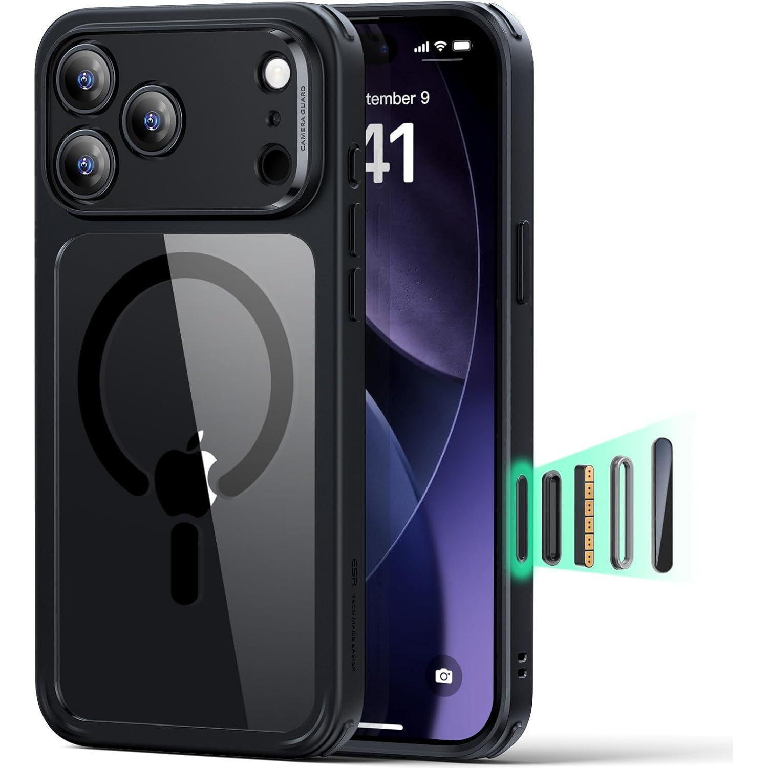 Handyhülle Iphone 17 Pro Magsafe Iphone 17 Pro C Klares Schwarz