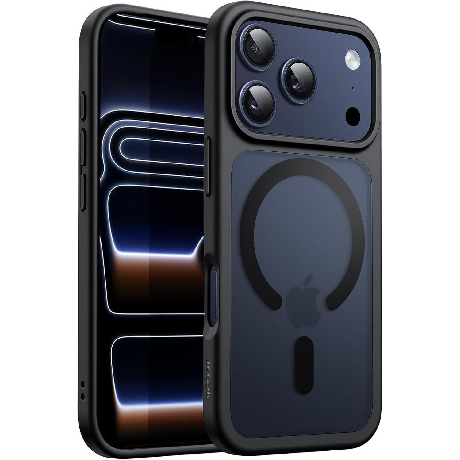 Handyhülle Iphone 17 Pro Max Magsafe Dünn Stoßfest Schwarz