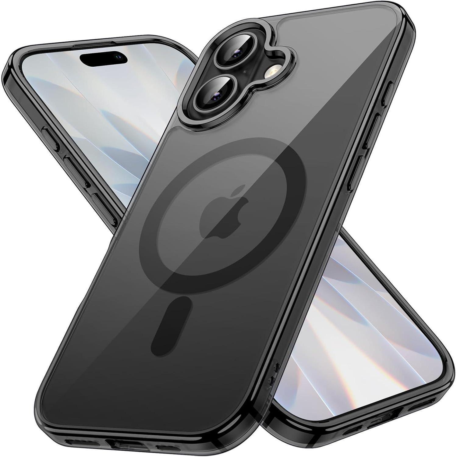 Handyhülle Magnetisch Magsafe Iphone17 Stoßfest Schwarz