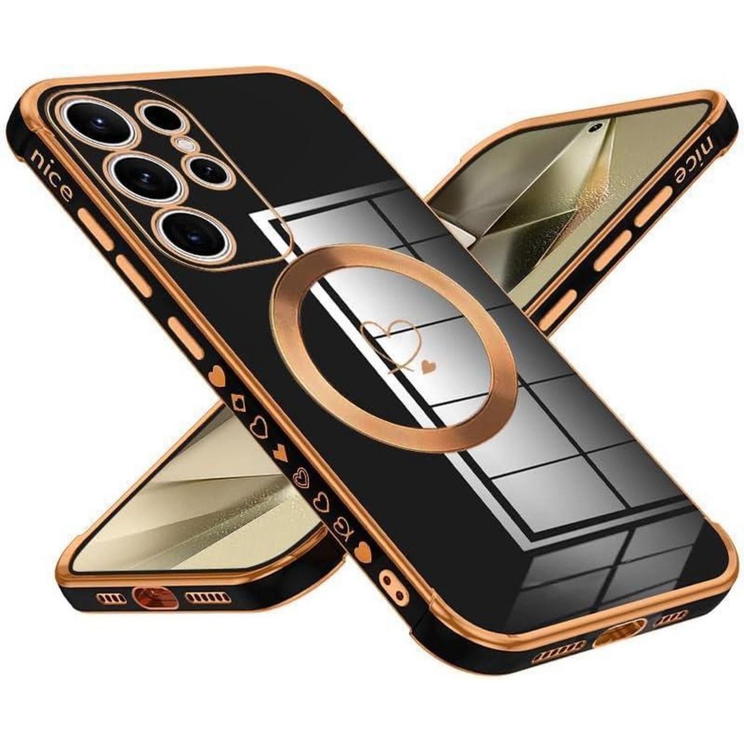 Hülle S25 Ultra Magnetisch Tpu Samsung Galaxy S25 Ultra Schwarz