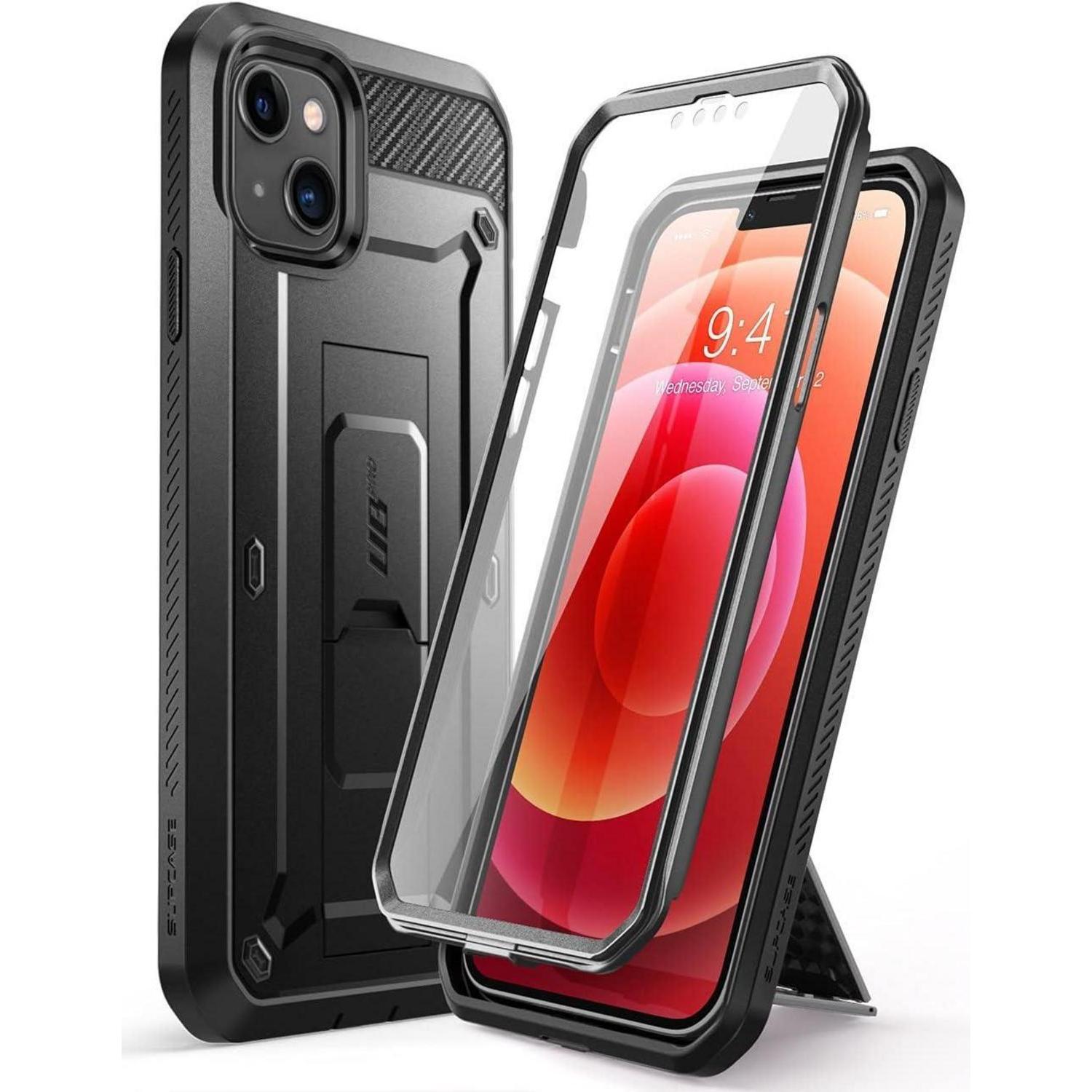 Hülle Iphone 13 Mini Displayschutz Holster Schwarz