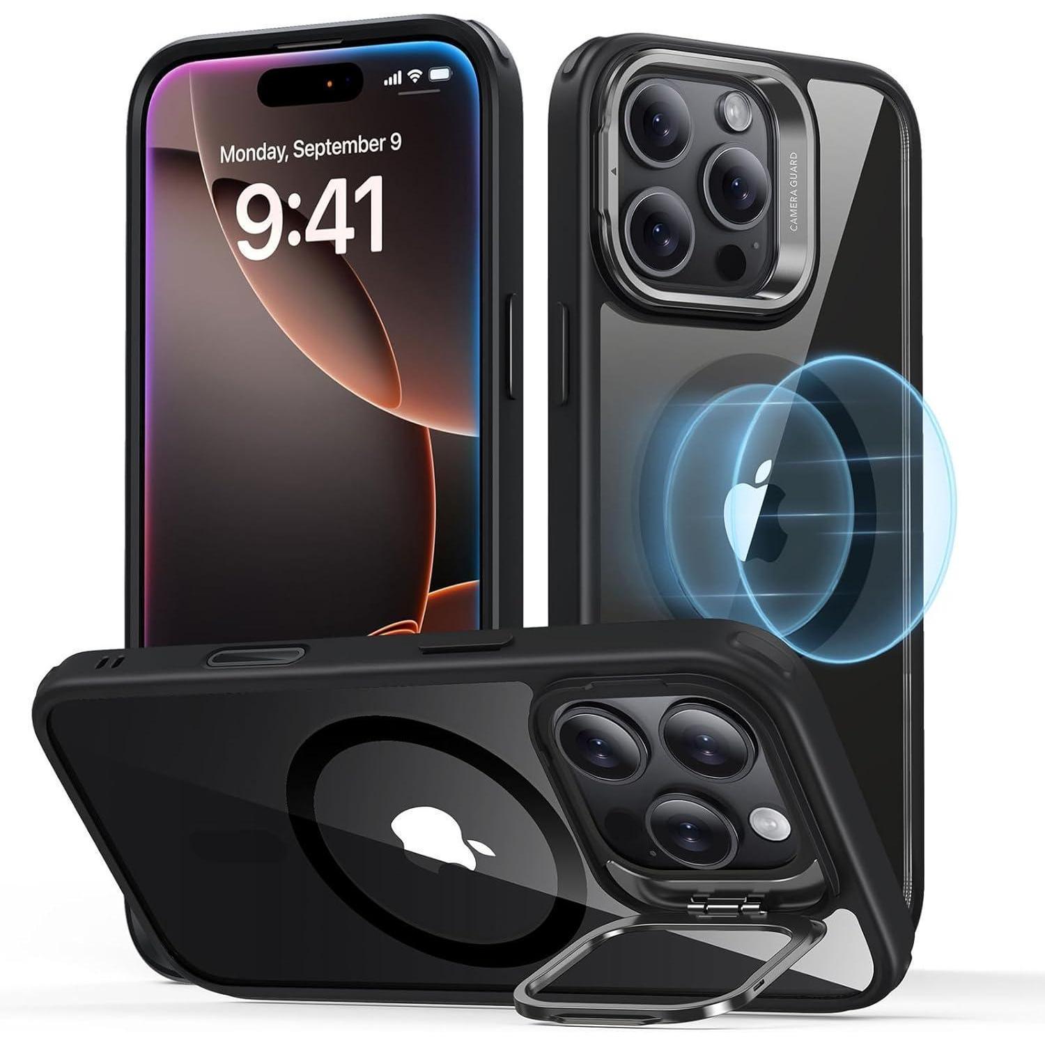 Hülle Iphone 16 Pro Kamerasteuerung Iphone 16 Pro Klares Schwarz