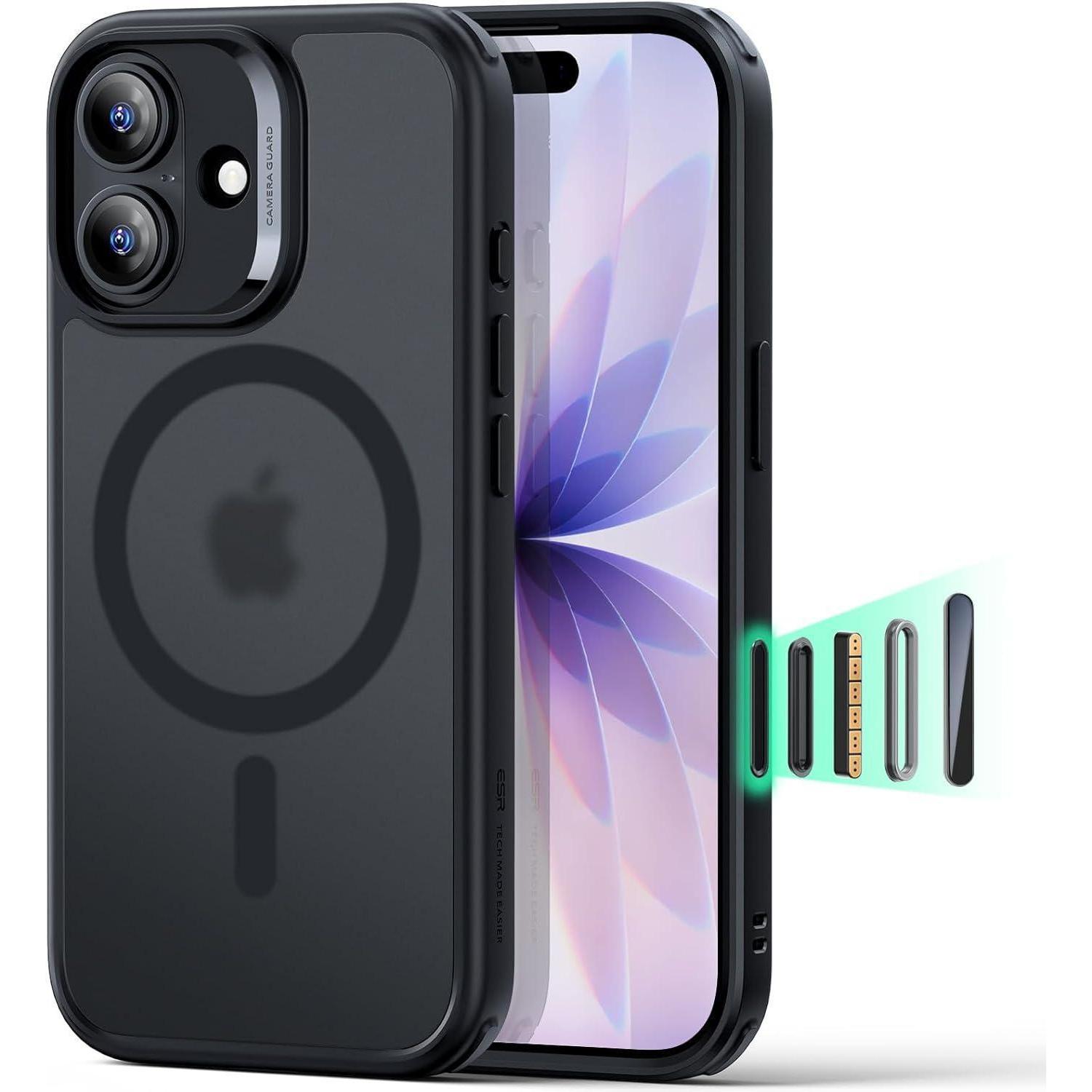 Hülle Iphone 17 Magsafe Stoßfest Iphone 17 B-mattschwarz