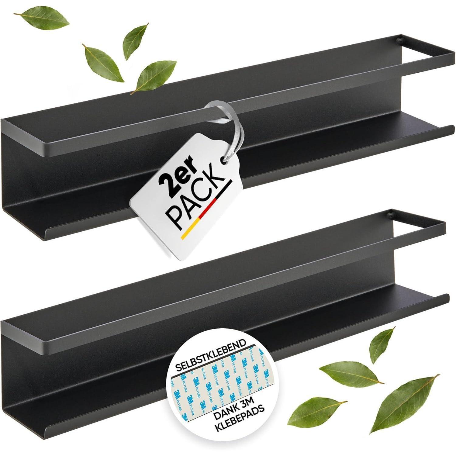 Likaya Gewürzregal 2er Set Für Gewürzgläser Ankerkraut 3m™ Klebepads.subelemente