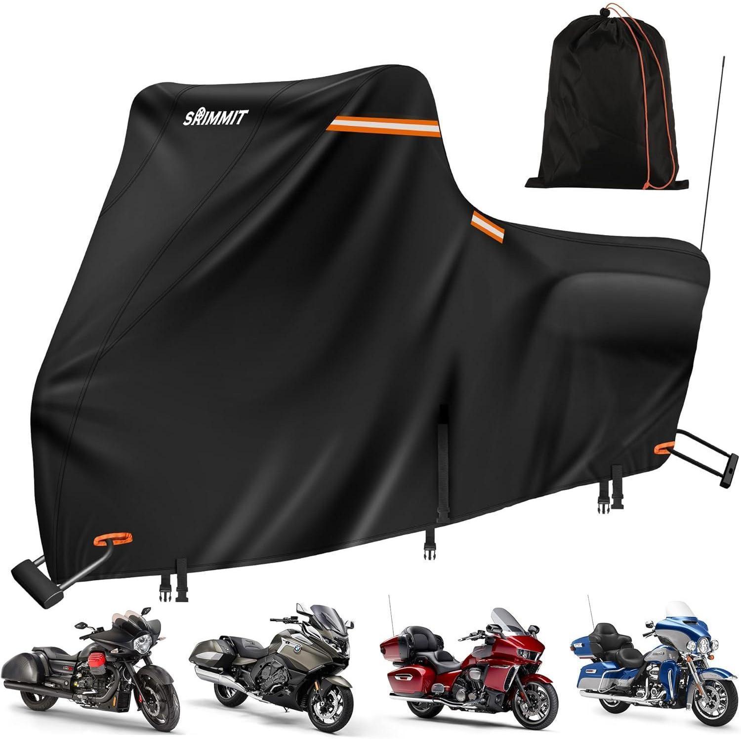 Motorrad Plane Abdeckung Wasserdicht 420d Premium Harley Davidson Touring Uv