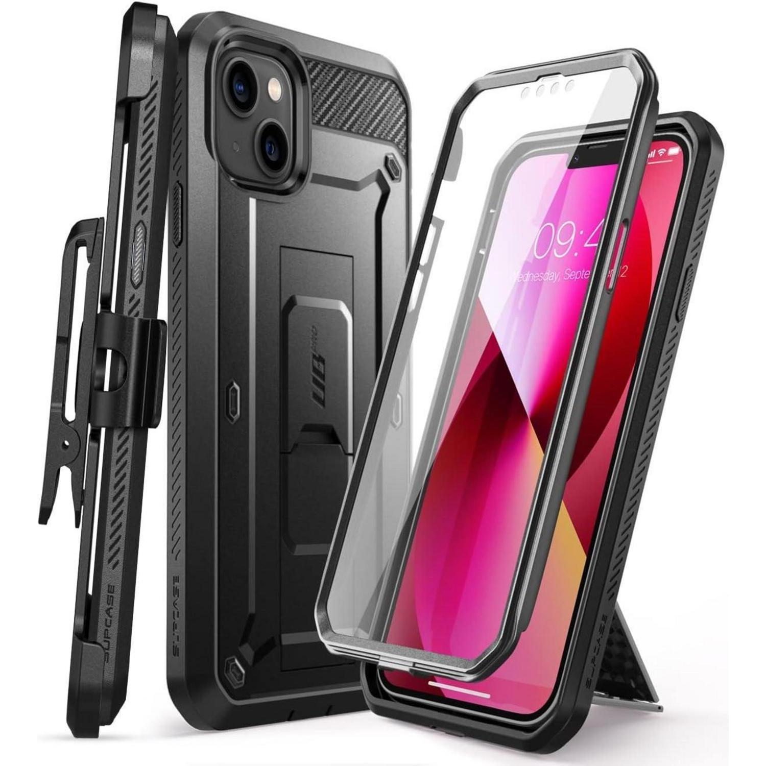 Schutzhülle Iphone 13 Tpu Polycarbonat Schwarz Holstertasche