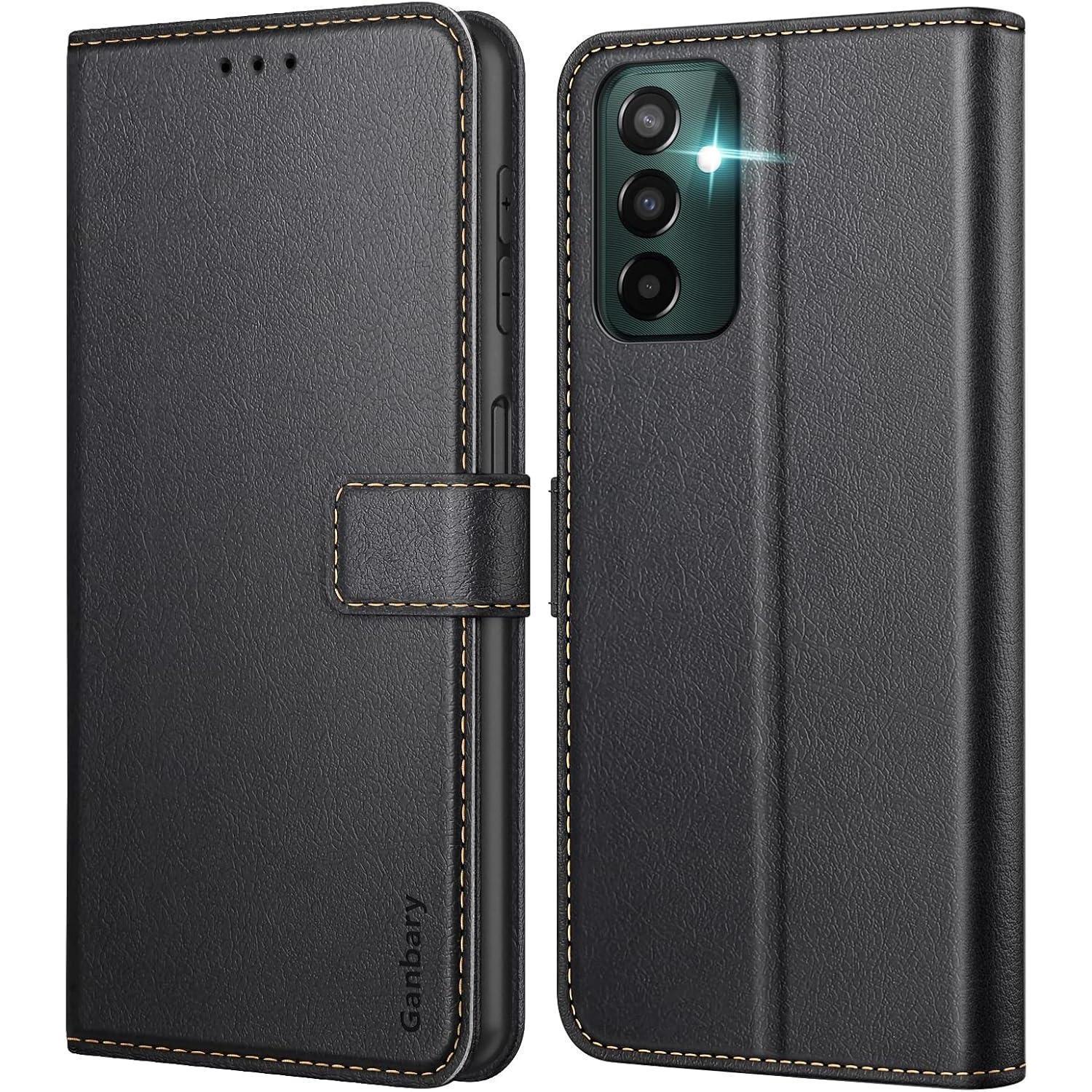 Samsung Galaxy M13 4g Handyhülle Leder Klapphülle Kartenschlitze Standfunktion