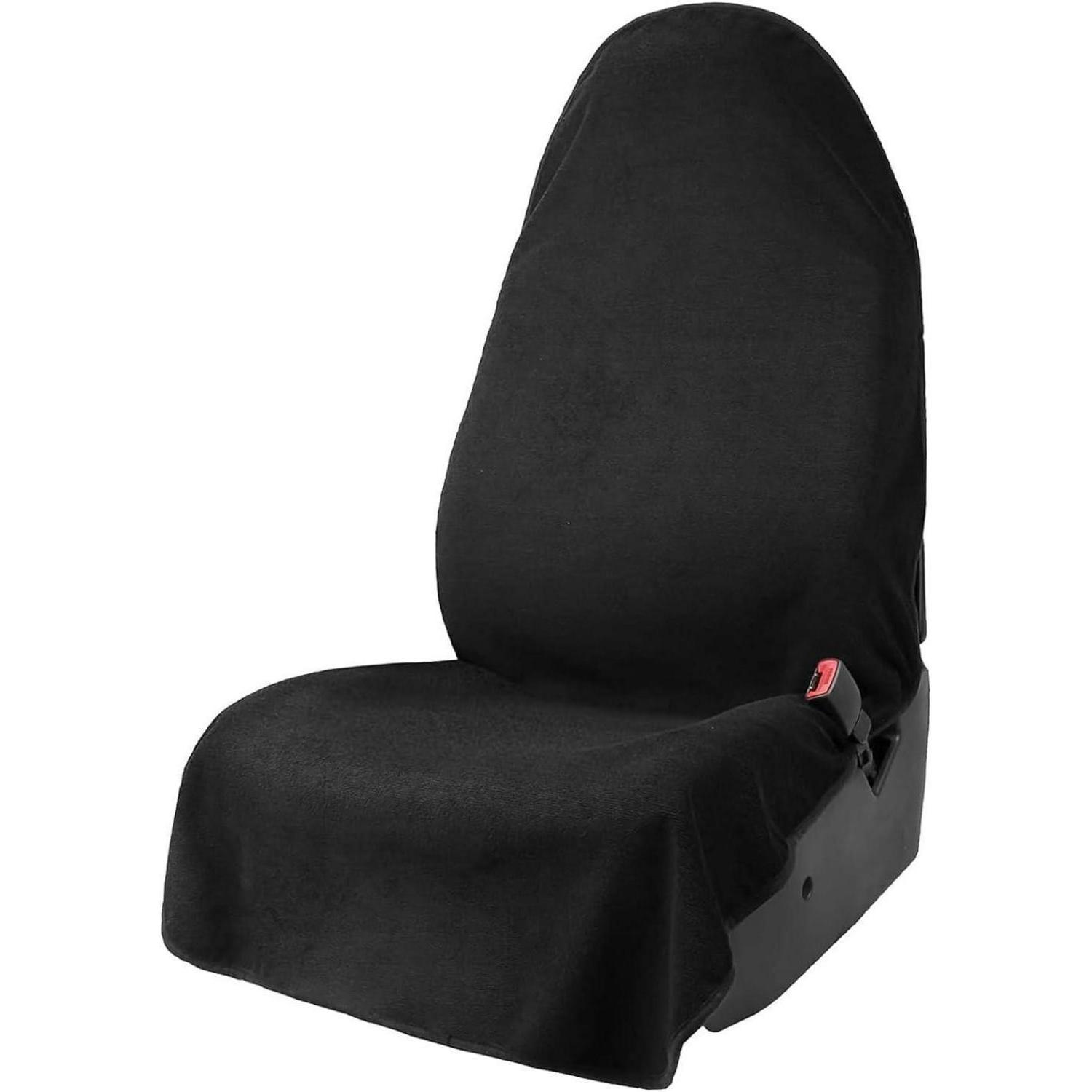 Leader Accessories Autoschonbezug Frottee Sitzauflage Schwarz 3-lagig