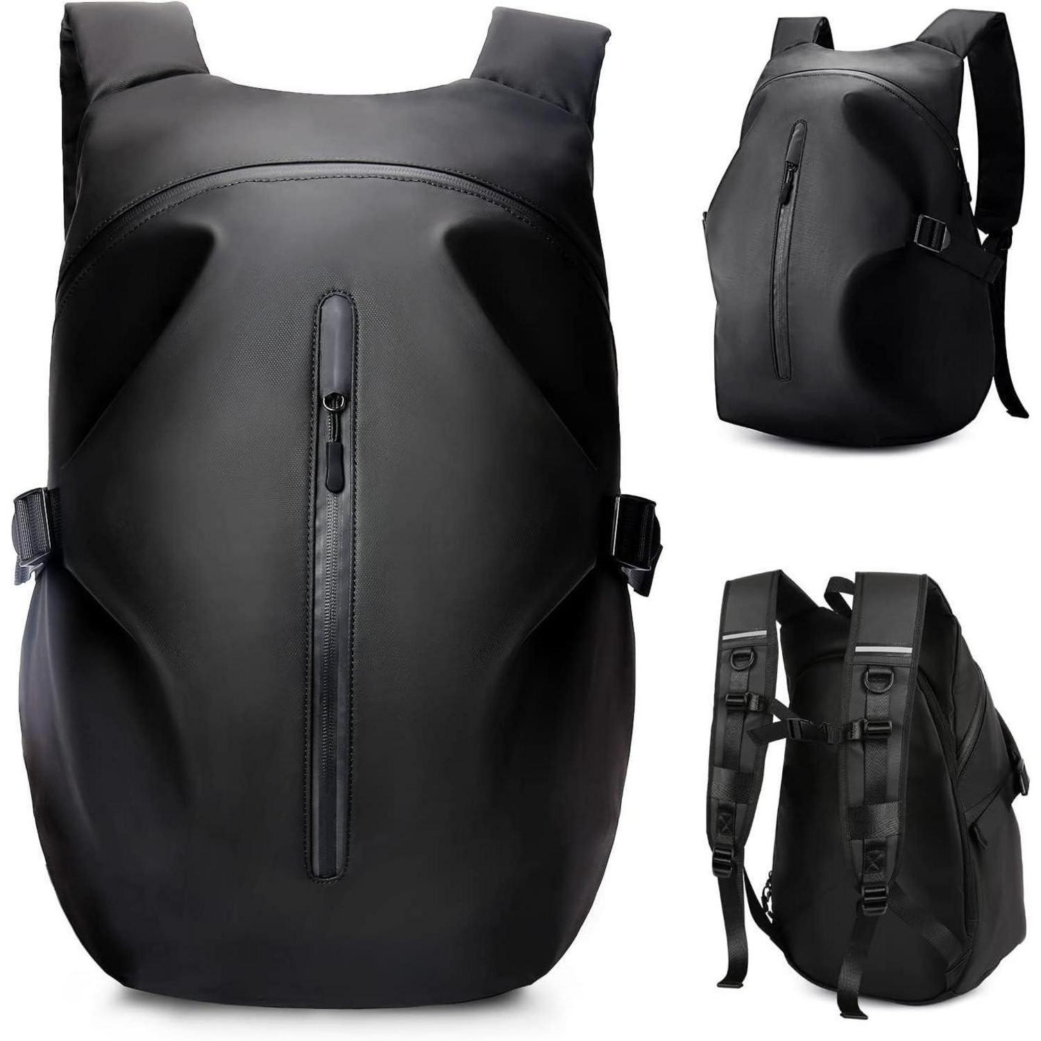 Motorradrucksack Herren Wasserdicht Helmrucksack Laptoptasche