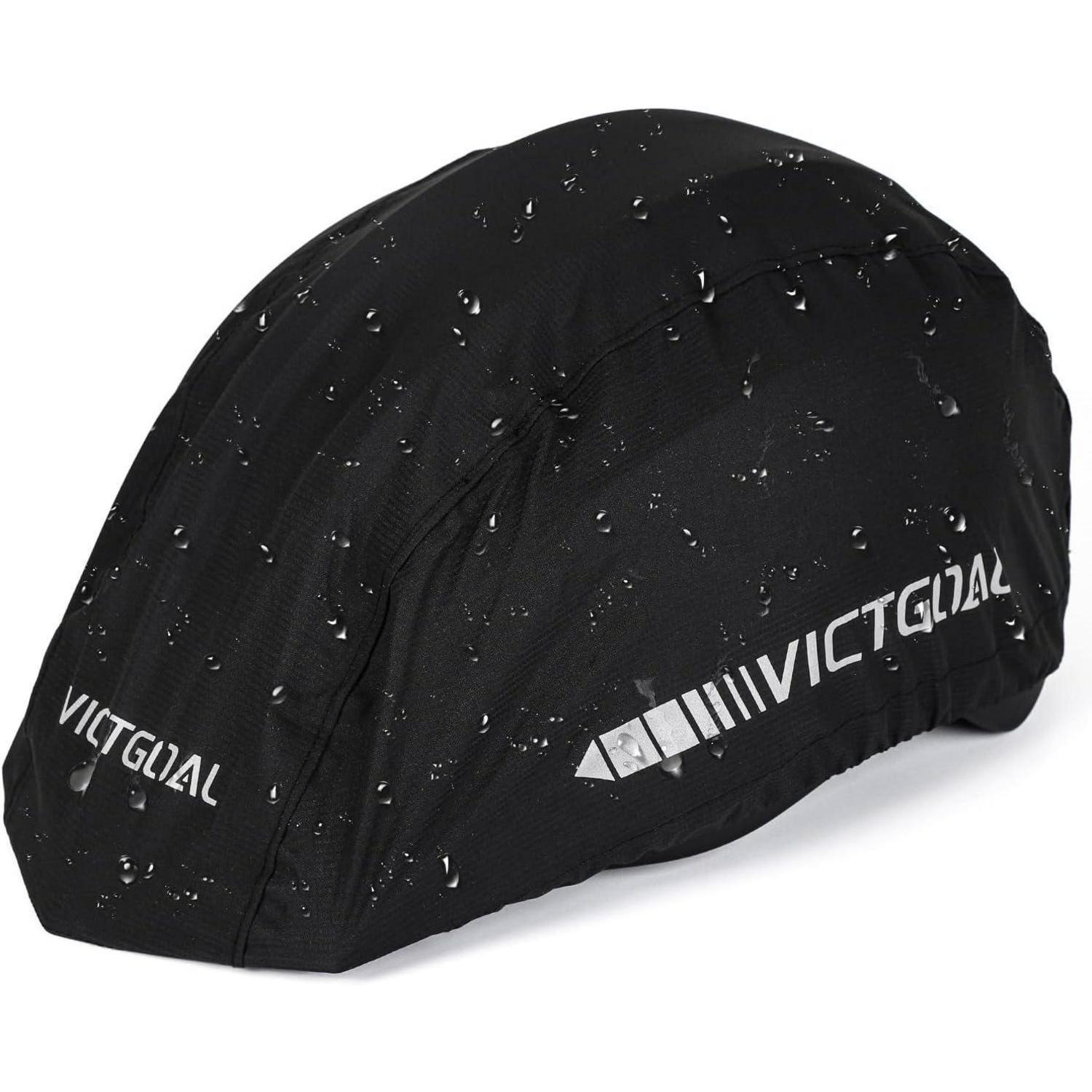 Fahrradhelm Regenschutz Wasserdichter Überzug Reflektoren Gummizug Unisex