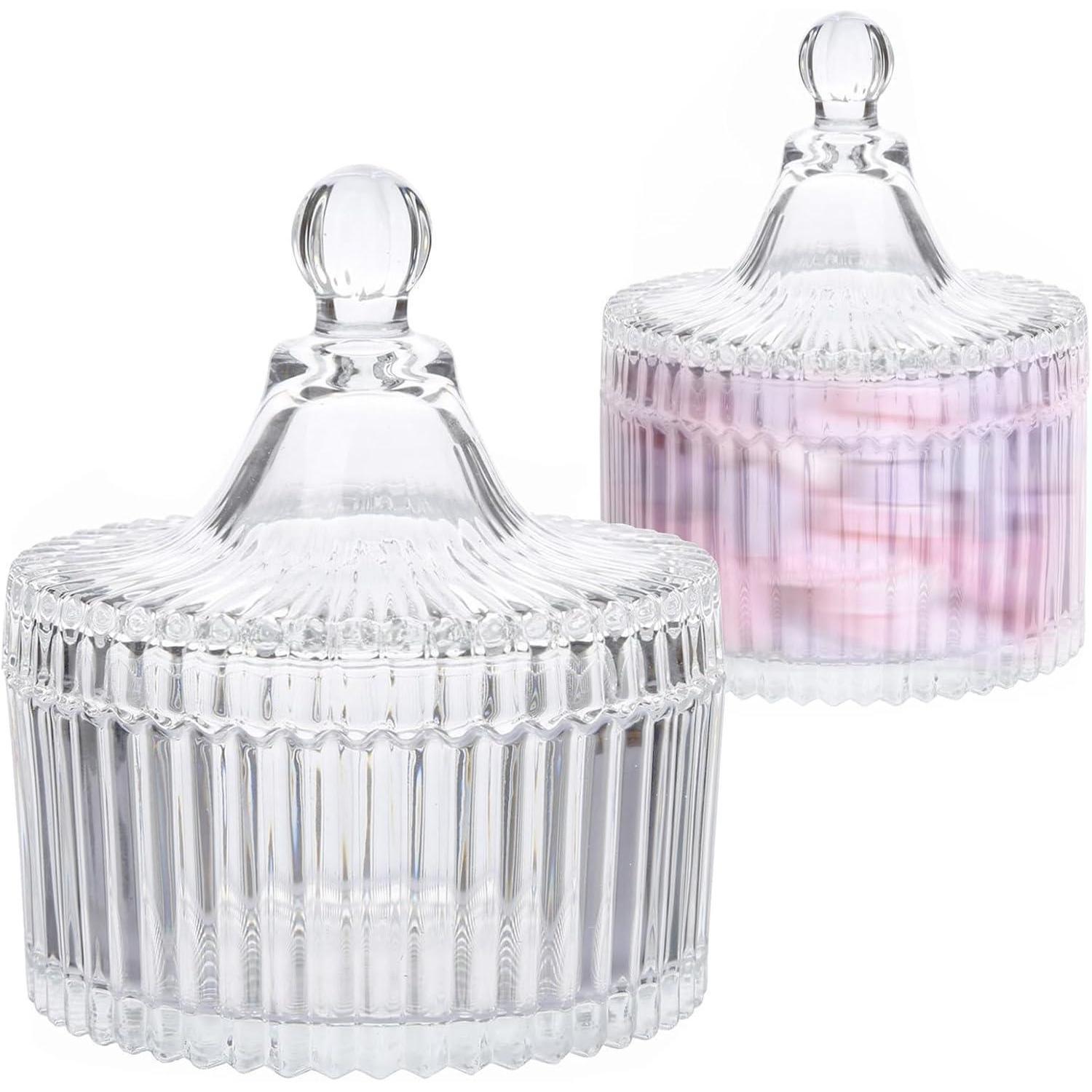 Süßigkeiten Glas Dose Kristall Vintage Bonbonglas Aufbewahrungsgläser