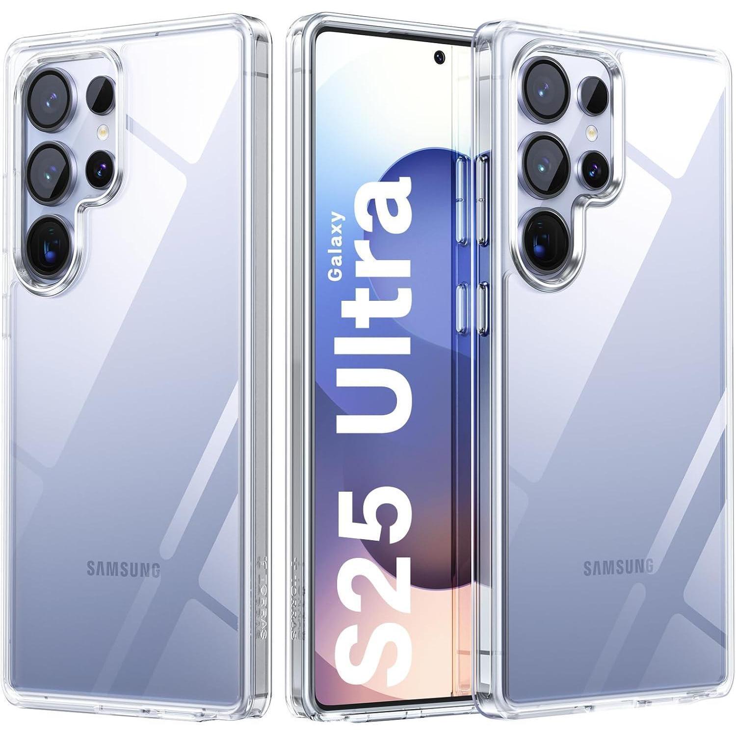 Handyhülle S25 Ultra Stoßfest Samsung Galaxy S25 Ultra Transparent