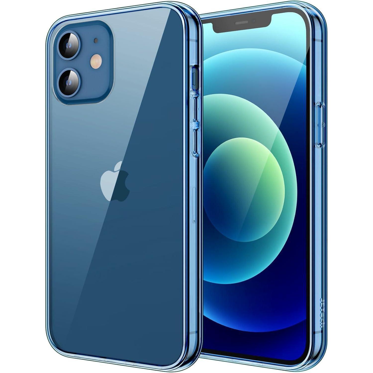 Handyhülle Iphone 12 12pro 6 1 Zoll Transparent Anti Jeans Indigo