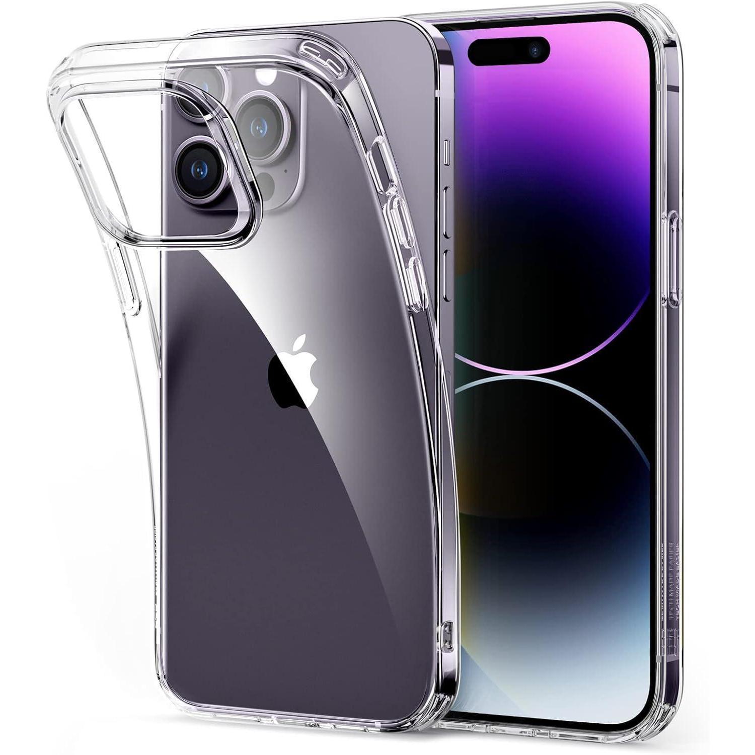 Handyhülle Iphone 14 Pro Tpu Transparent Stoßfest Iphone 14 Pro Klar