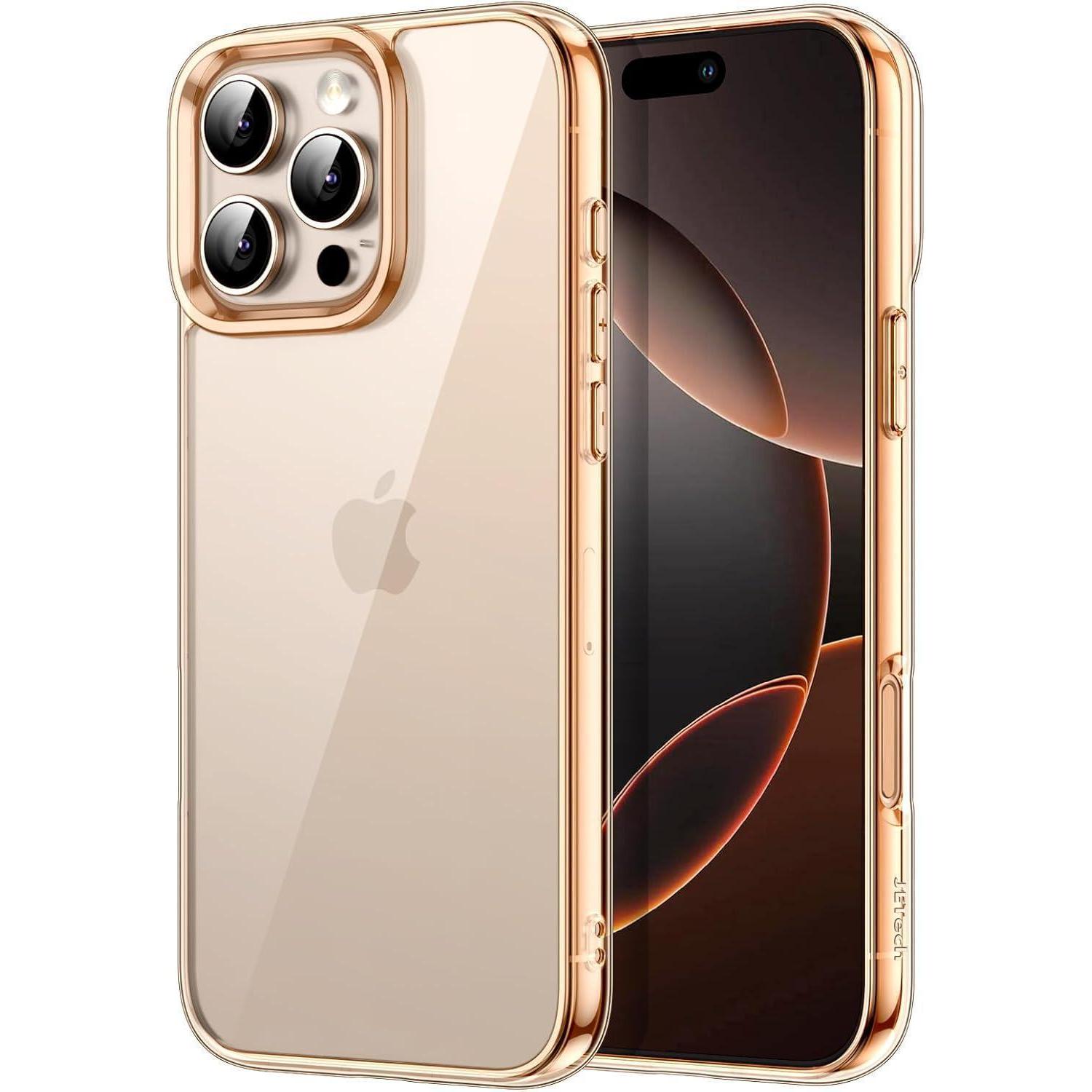 Handyhülle Iphone 16 Pro Stoßfest Transparent Anti Kratzer Wüstensand