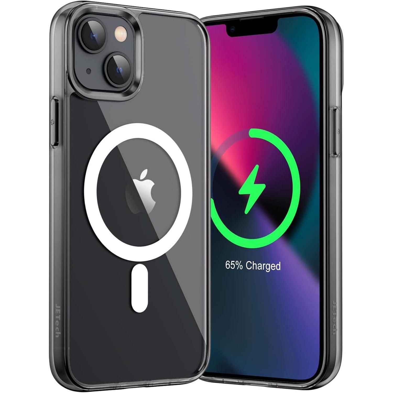 Handyhülle Iphone13mini Magsafe Stoßfest Transparent Schwarz