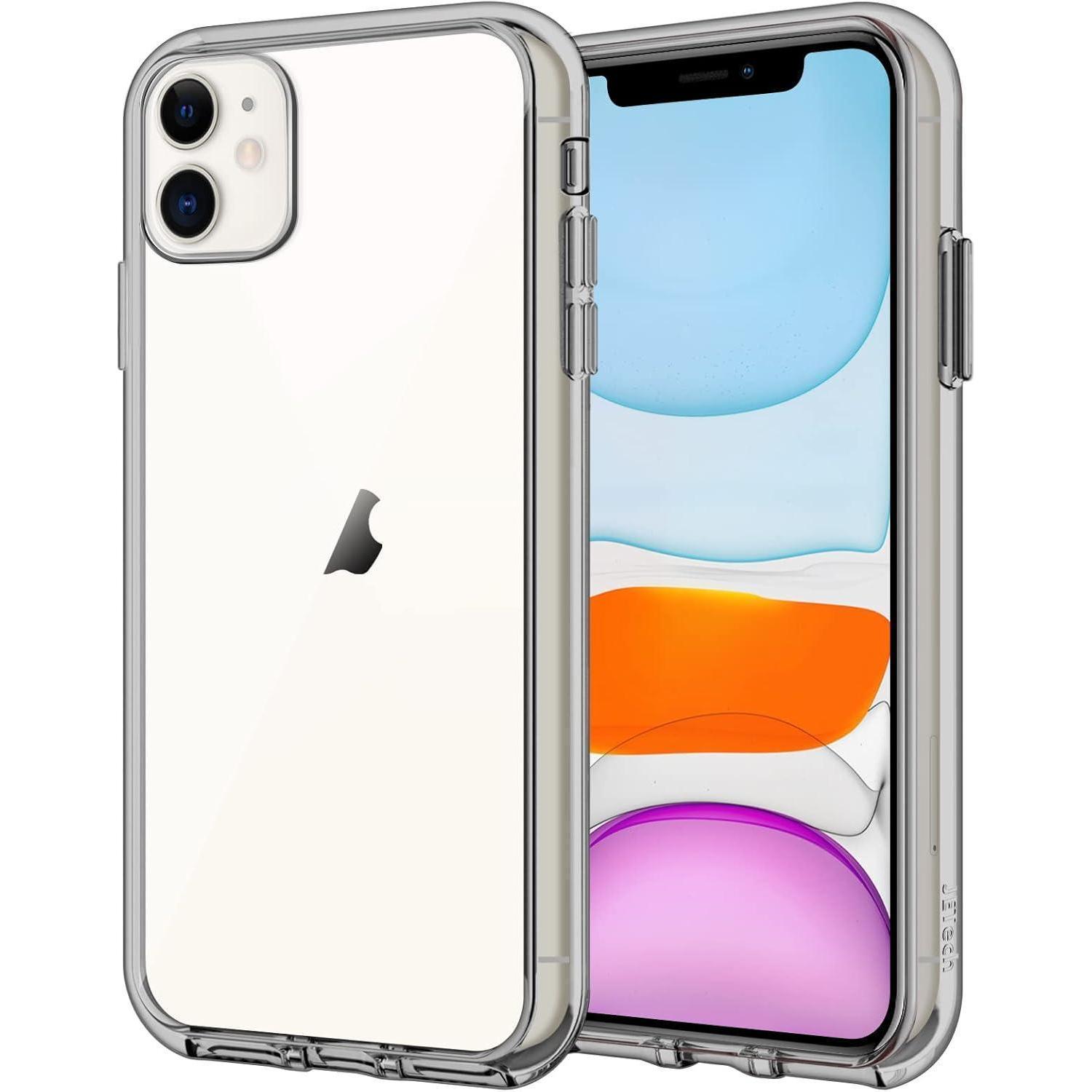 Hülle Iphone 11 6,1 Transparent Nie Vergilbung Antikratzt Grau