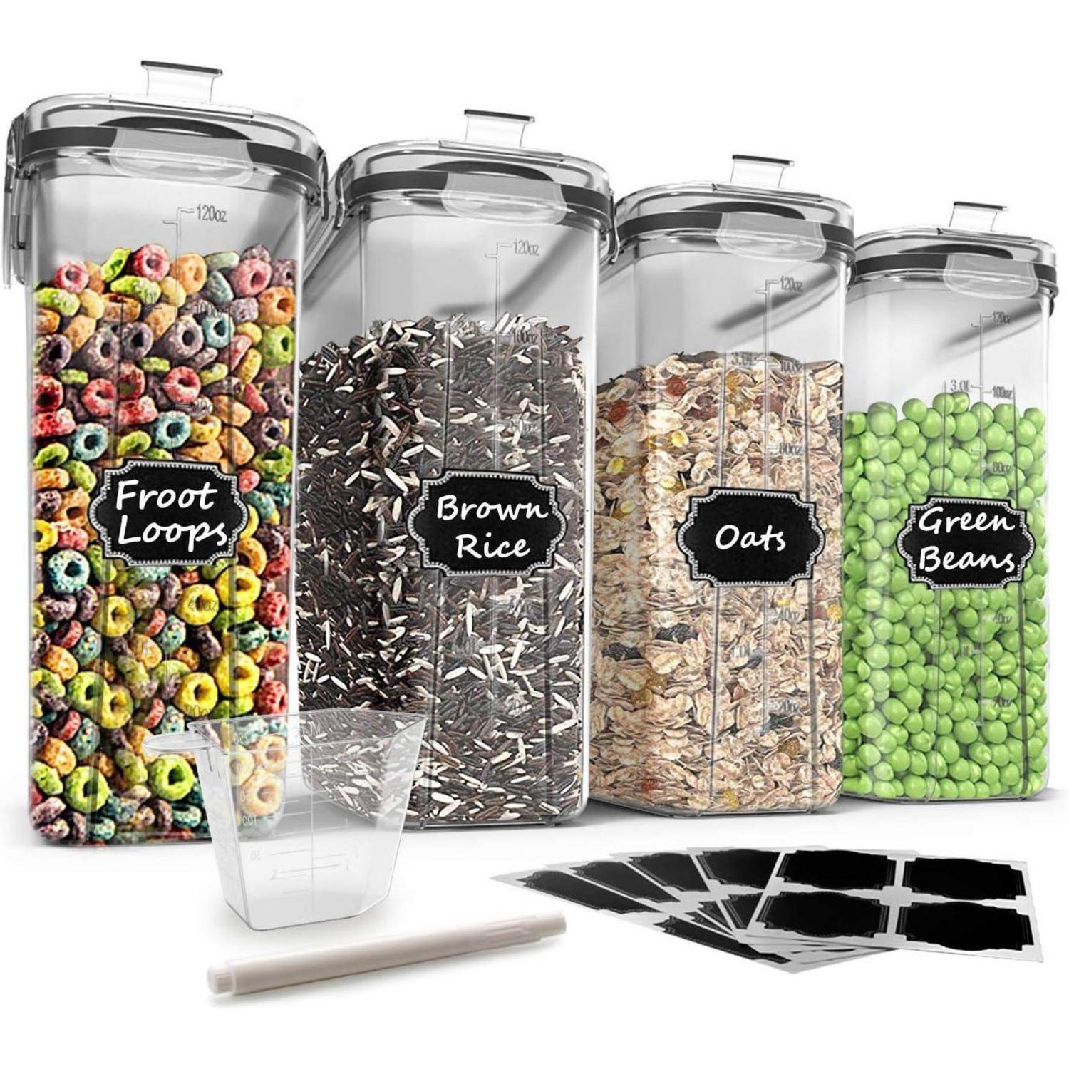 Wildone 6er Müsli-behälter Set 384 Ml Luftdichte Frischhaltedosen Bpa-frei