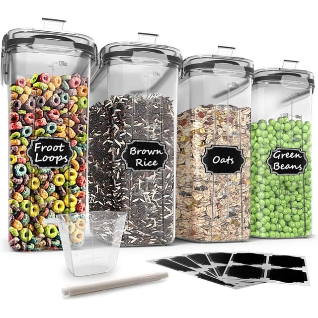 Wildone 6er Müsli-behälter Set 384 Ml Luftdichte Frischhaltedosen Bpa-frei