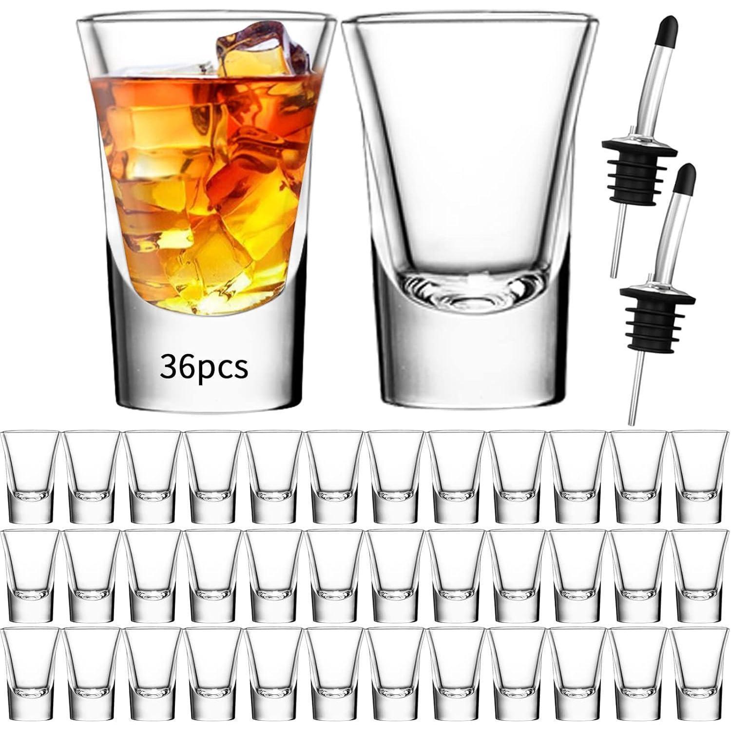 Schnapsgläser 35ml Transparent Spülmaschinenfest Likör 36