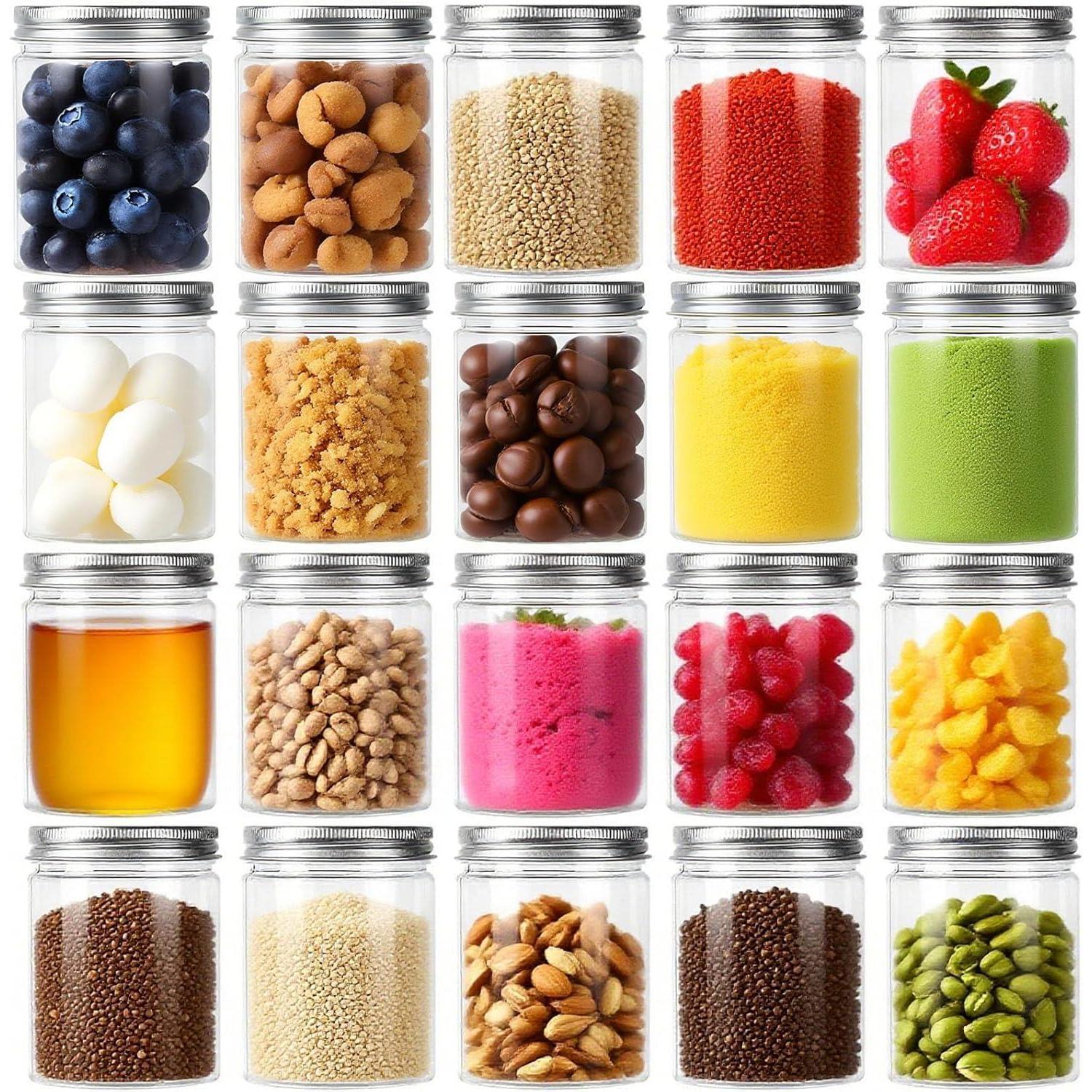 Vorratsdosen Deckel Luftdicht Bpa Frei Müsli Gewürz 20er Set 250ml