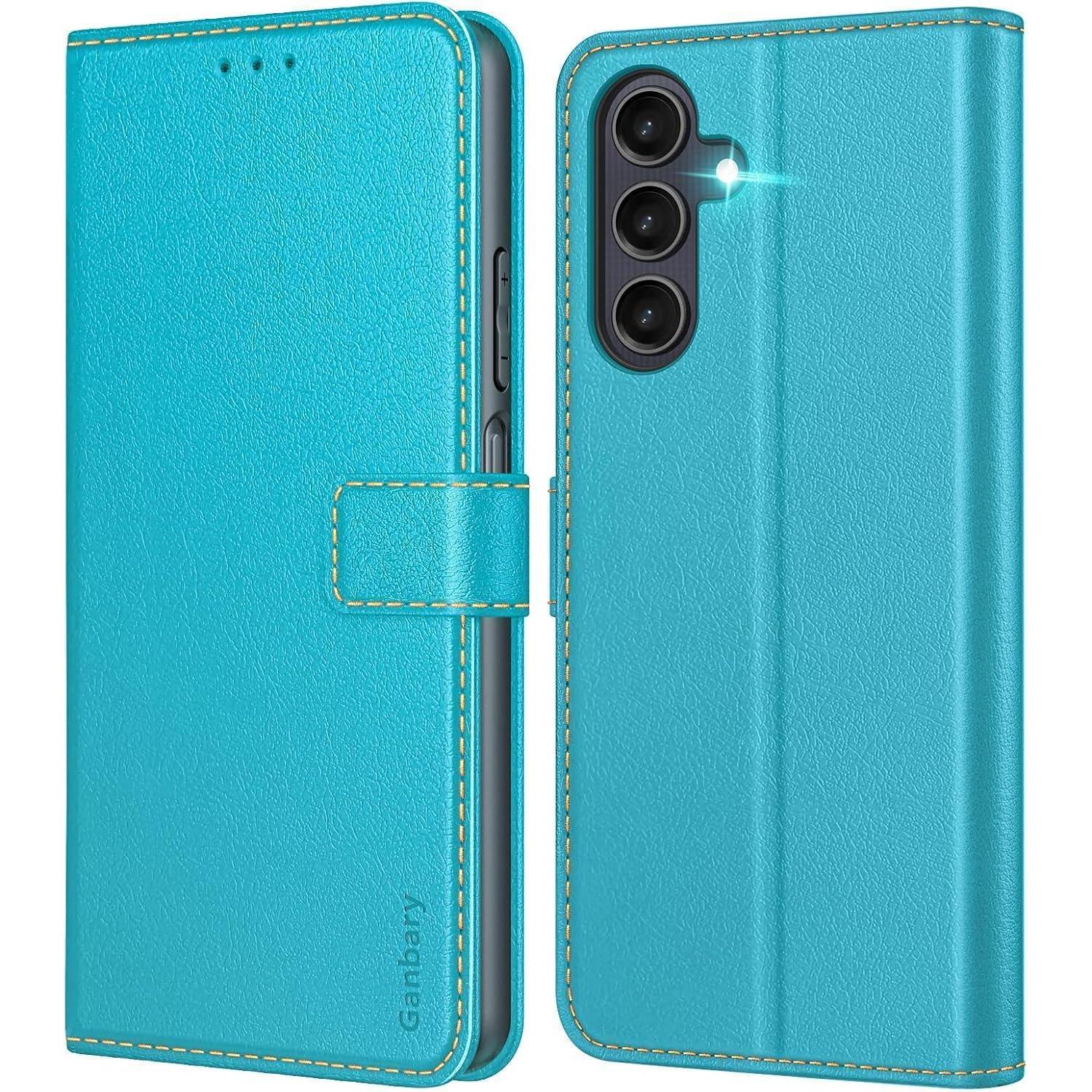Leder Handyhülle Samsung Galaxy A25 5g Klapphülle Kartenschlitzen
