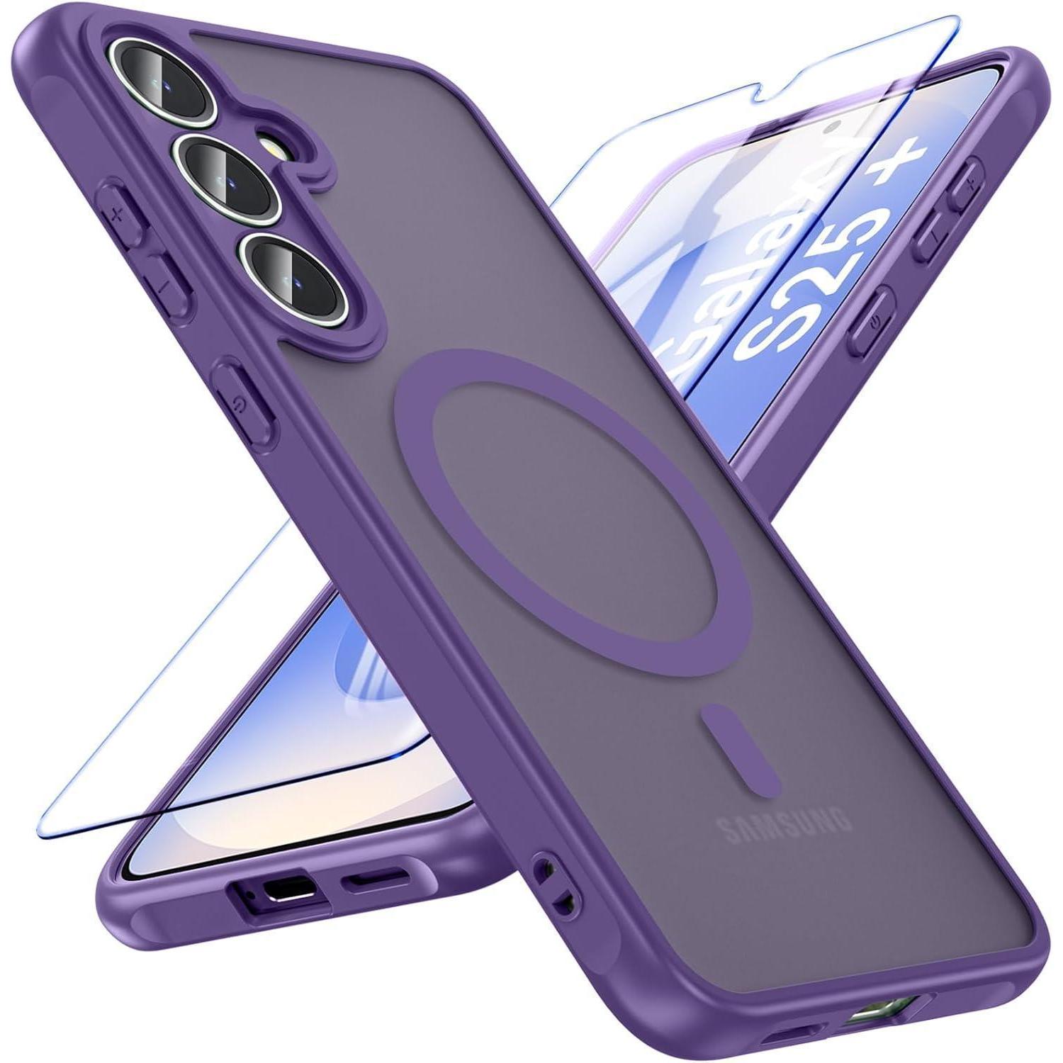 Handyhülle Magsafe Samsung Galaxy S25 Plus S25+ S25+ S25 Plus-violett