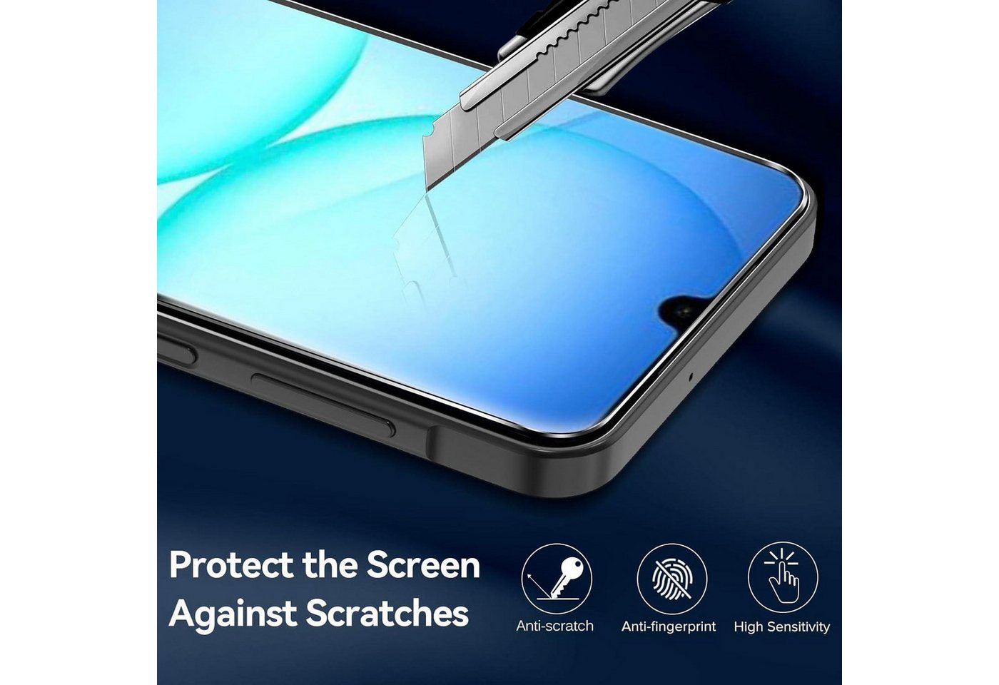 Handyhülle Panzerglas Stoßfest Samsung Galaxy A17 4g 5g Helllila Bild 3