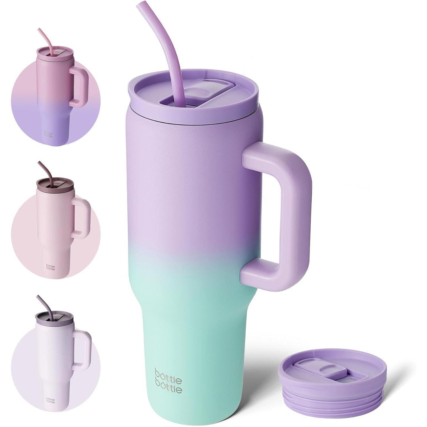 Isolierter Edelstahl-kaffeebecher 40oz Mit Griff Und