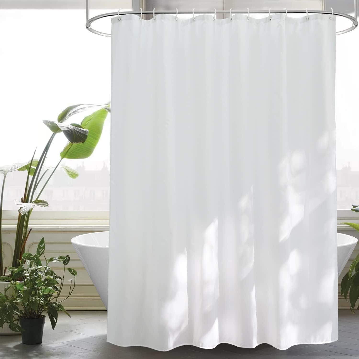 Duschvorhang 180x200 Cm Textil Anti-schimmel Wasserdicht Schnelltrocknend