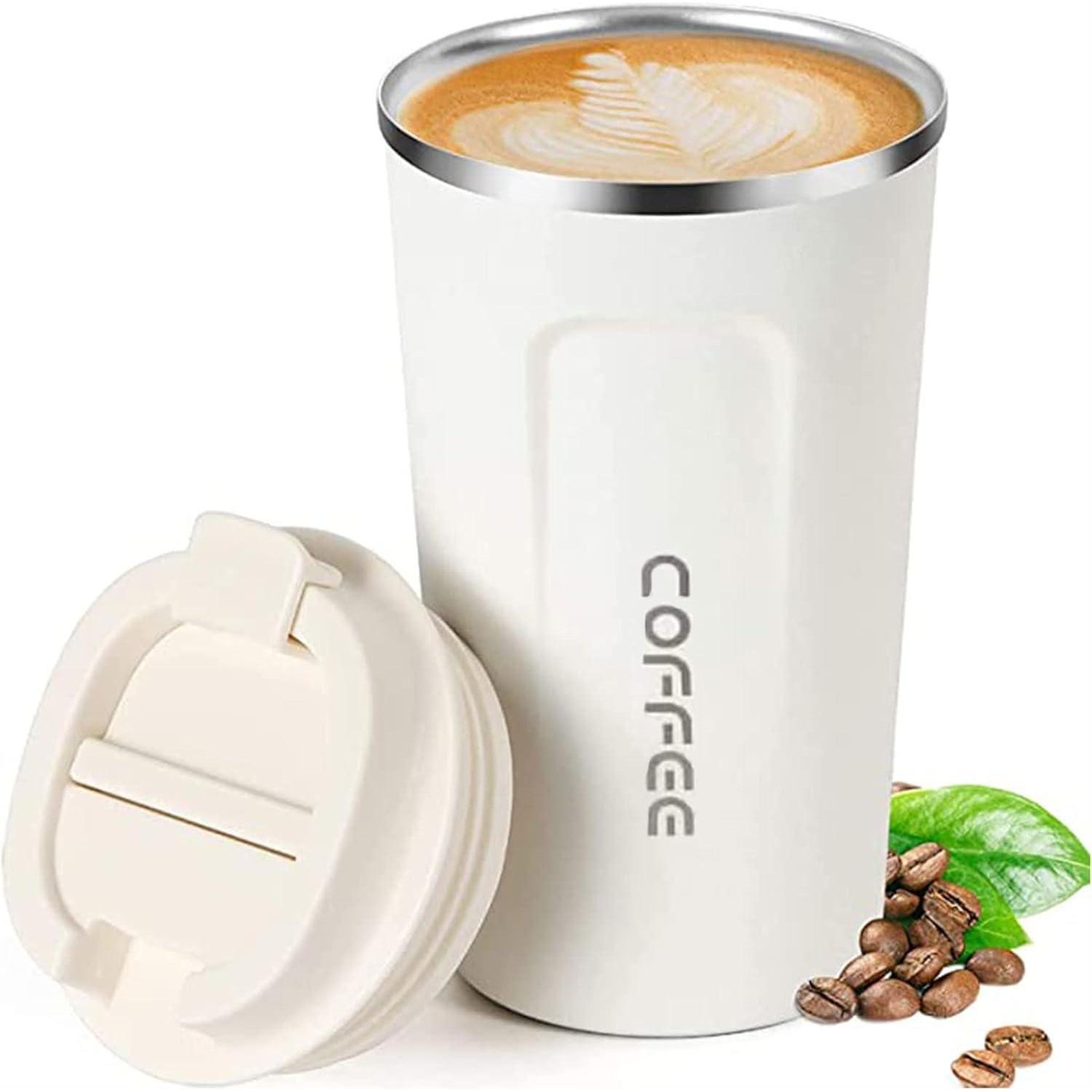 Erbo Kaffeebecher To Go Thermobecher Edelsthal Weiß 510ml