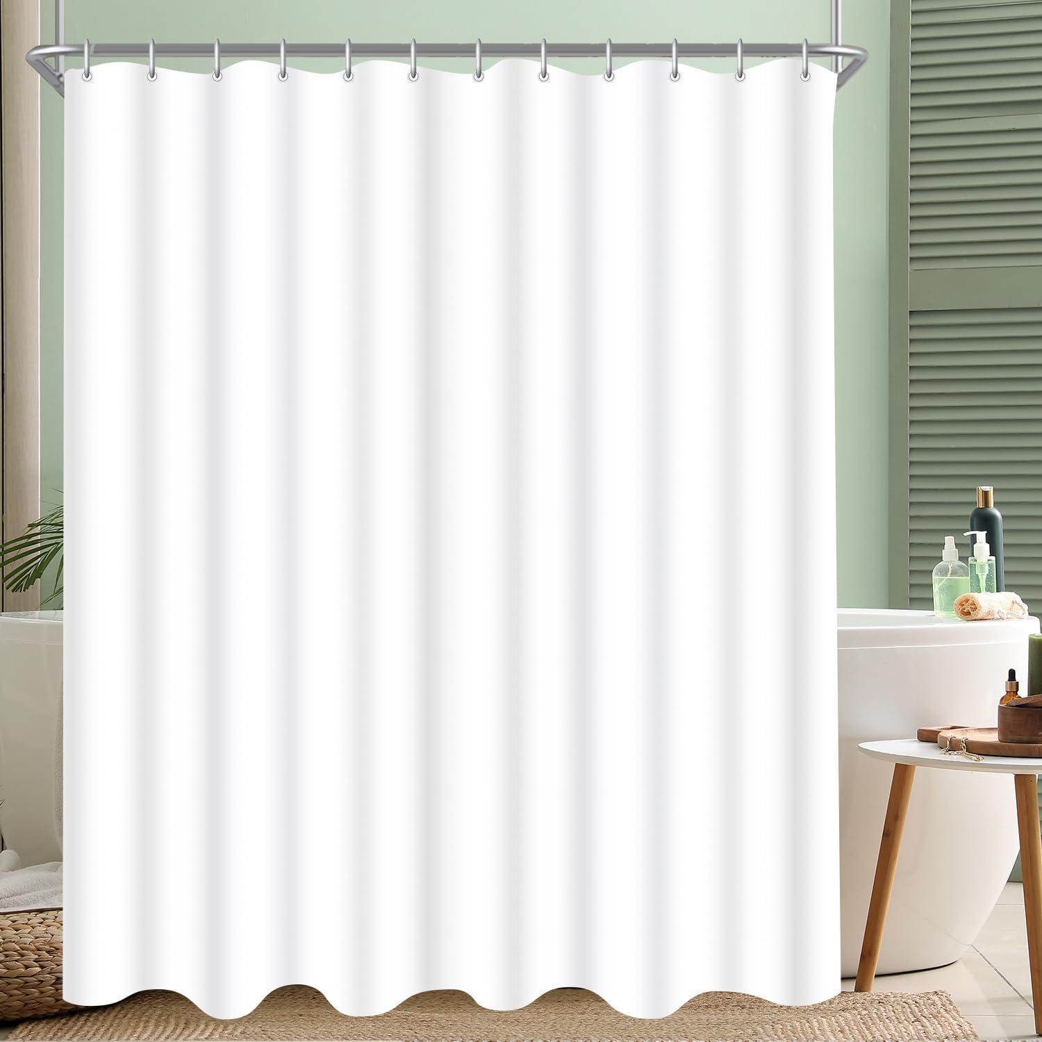 Duschvorhang 200x240cm Wasserabweisend Antischimmel Polyester Inkl. 12 Ringe
