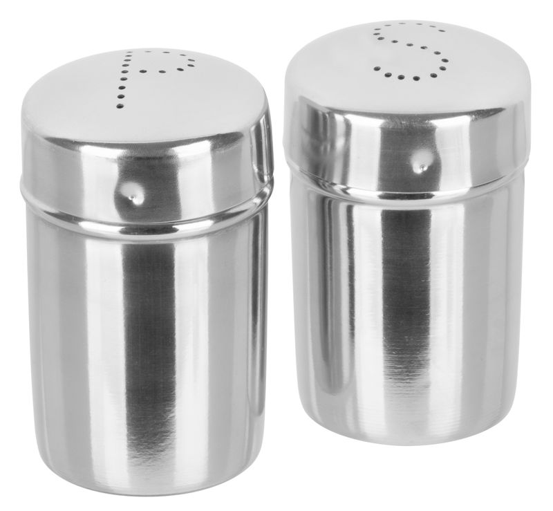 Set Salzstreuer Und Pfefferstreuer Magichome, 5,5x9 Cm, Edelstahl