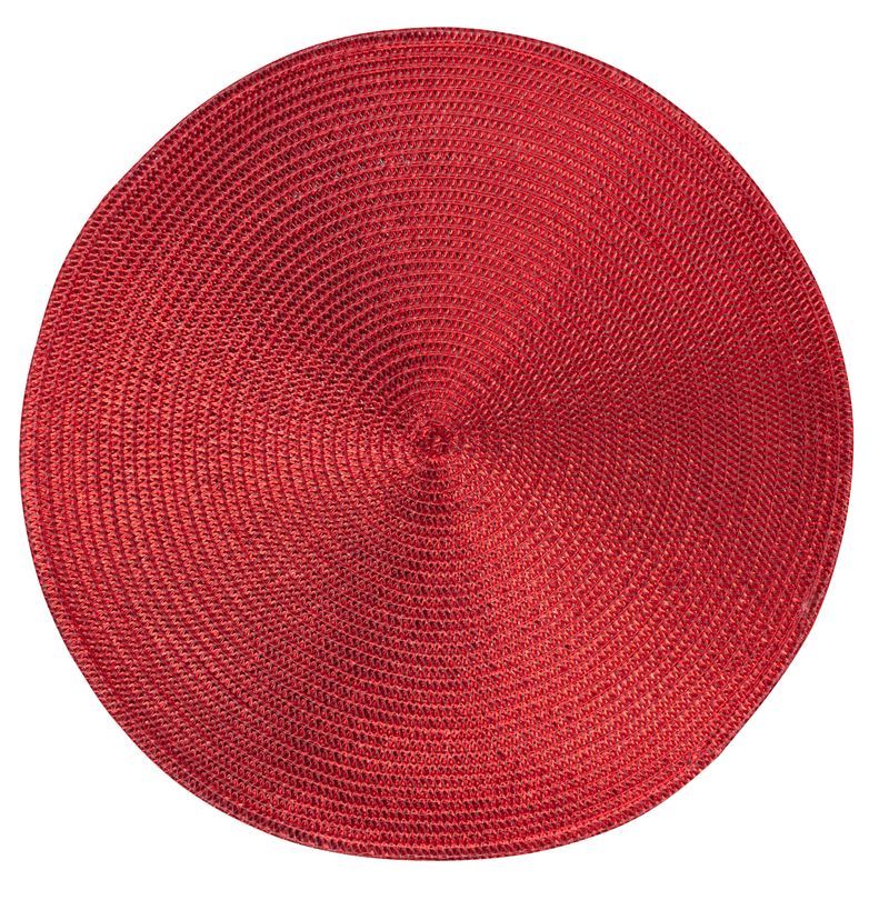Sous-plat Magichome, Pour Assiette, 38 Cm, Rouge - Set Mit 6 Stück