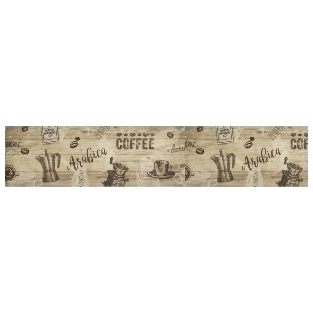 Maison Exclusive - Küchenteppich Waschbar Kaffee Braun 60x300 Cm