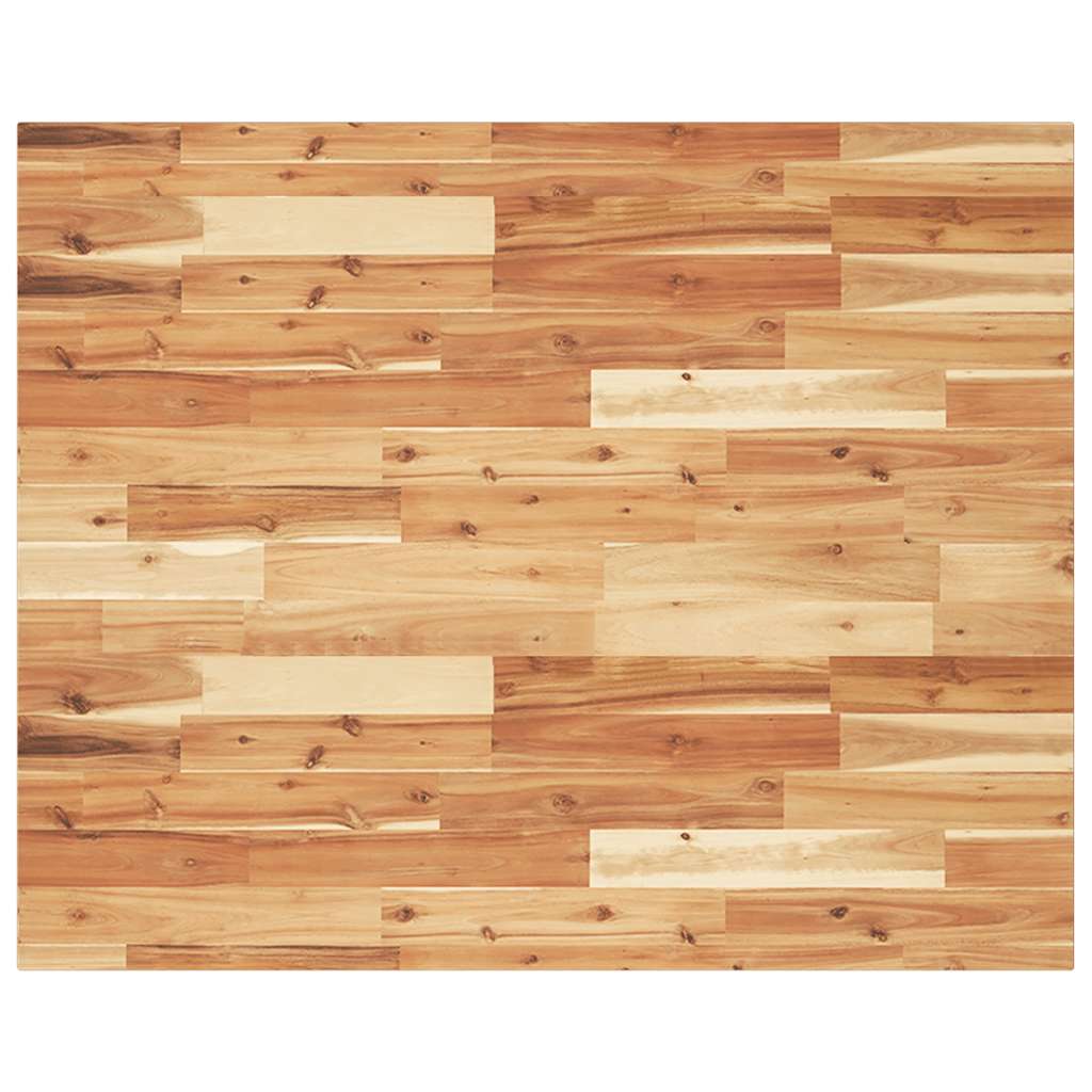 Maison Exclusive - Tischplatte Rechteckig 100x80x2 Cm Massivholz
