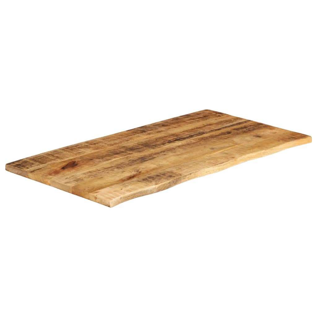 Maison Exclusive - Tischplatte 110x60x3,8 Cm Baumkante Massivholz